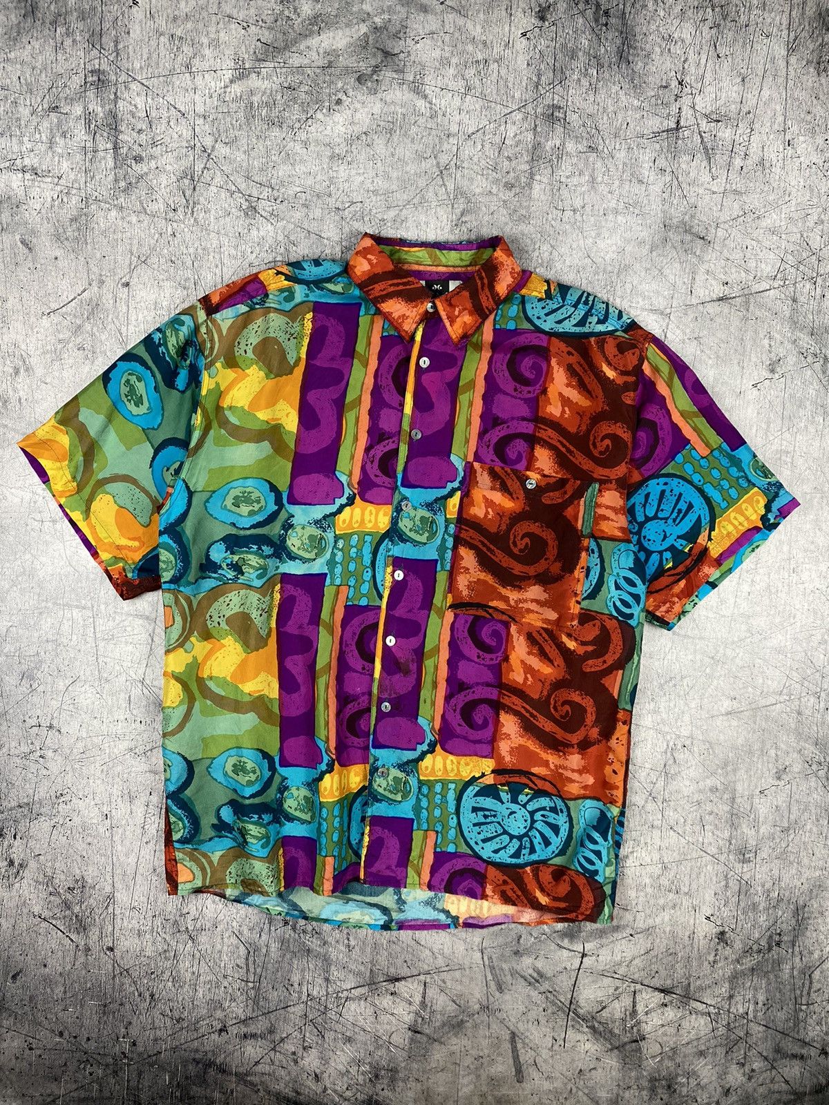 Japanese Brand Mens Vintage Hawaiian Crazy Shirt Aloha Wear Size M Size US M / EU 48-50 / 2 - 2 Thumbnail