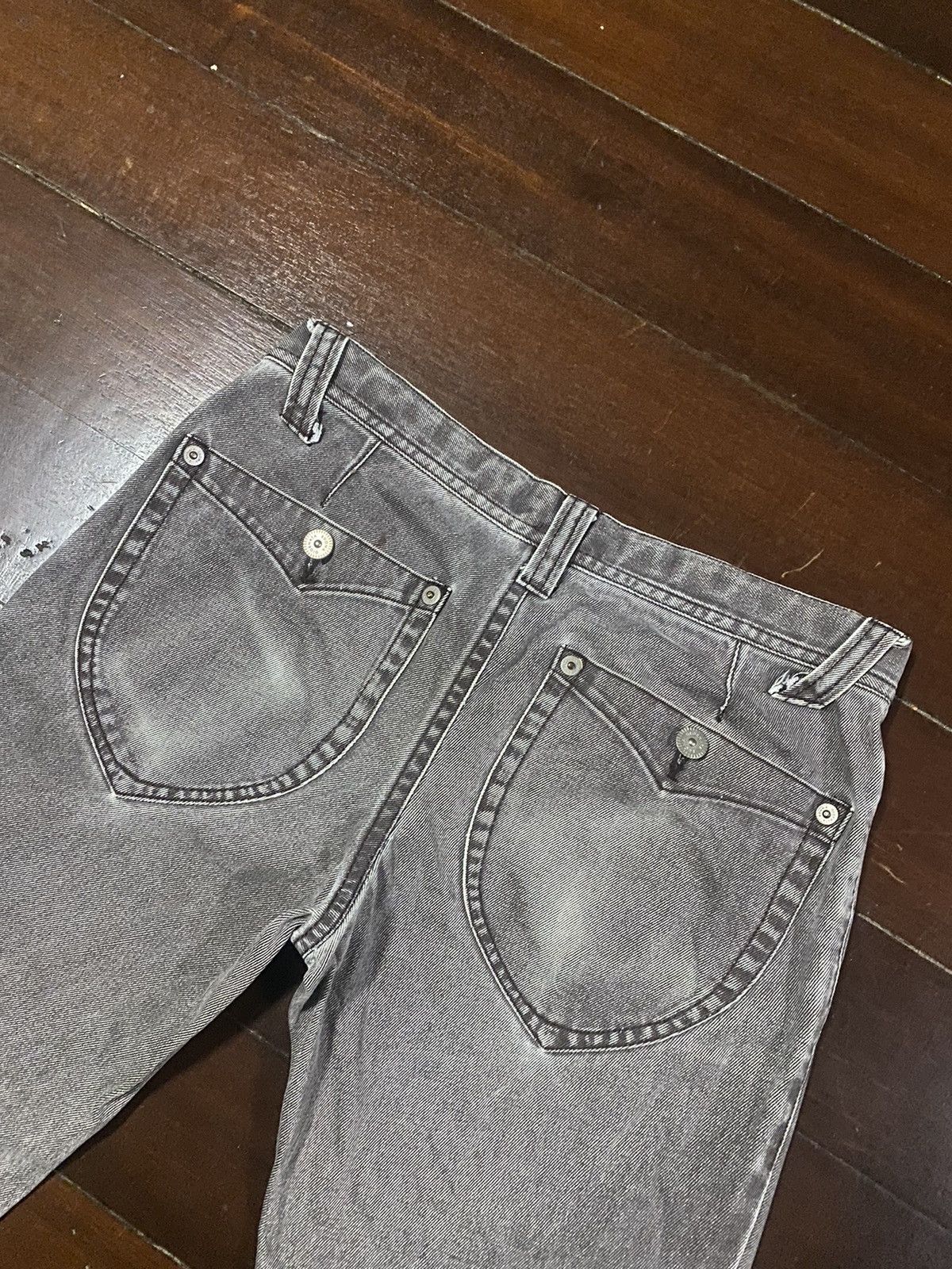 If Six Was Nine × Le Grande Bleu (L.G.B.) × Tornado Mart FIRE 🔥 Buona Giornata Flare BOOTCUT BELL BOTTOM WIDE LEG Size US 34 / EU 50 - 14 Thumbnail