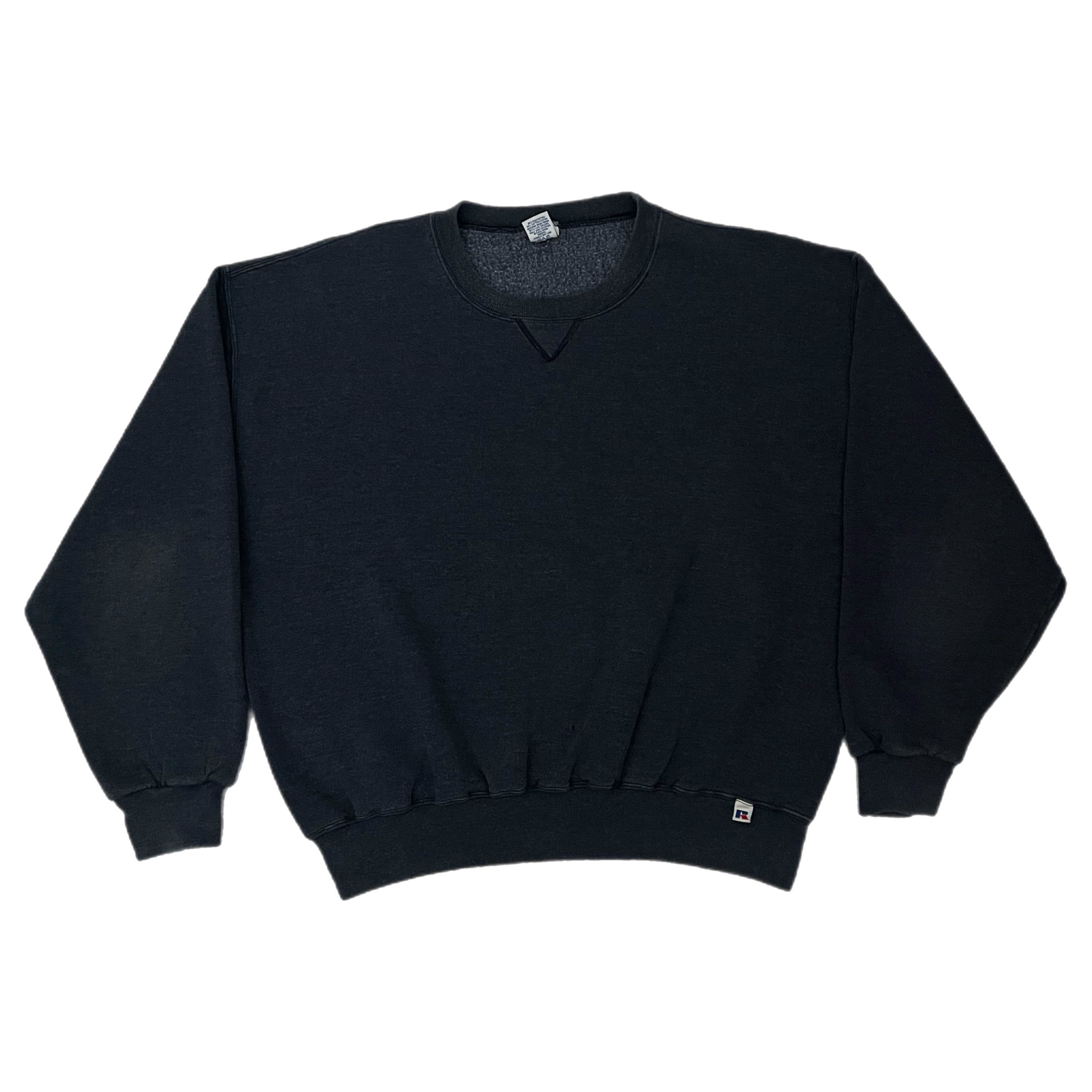 Russell Athletic Vintage 90s Russell Athletic Plain Crewneck Sweatshirt Size US XL / EU 56 / 4 - 1 Thumbnail