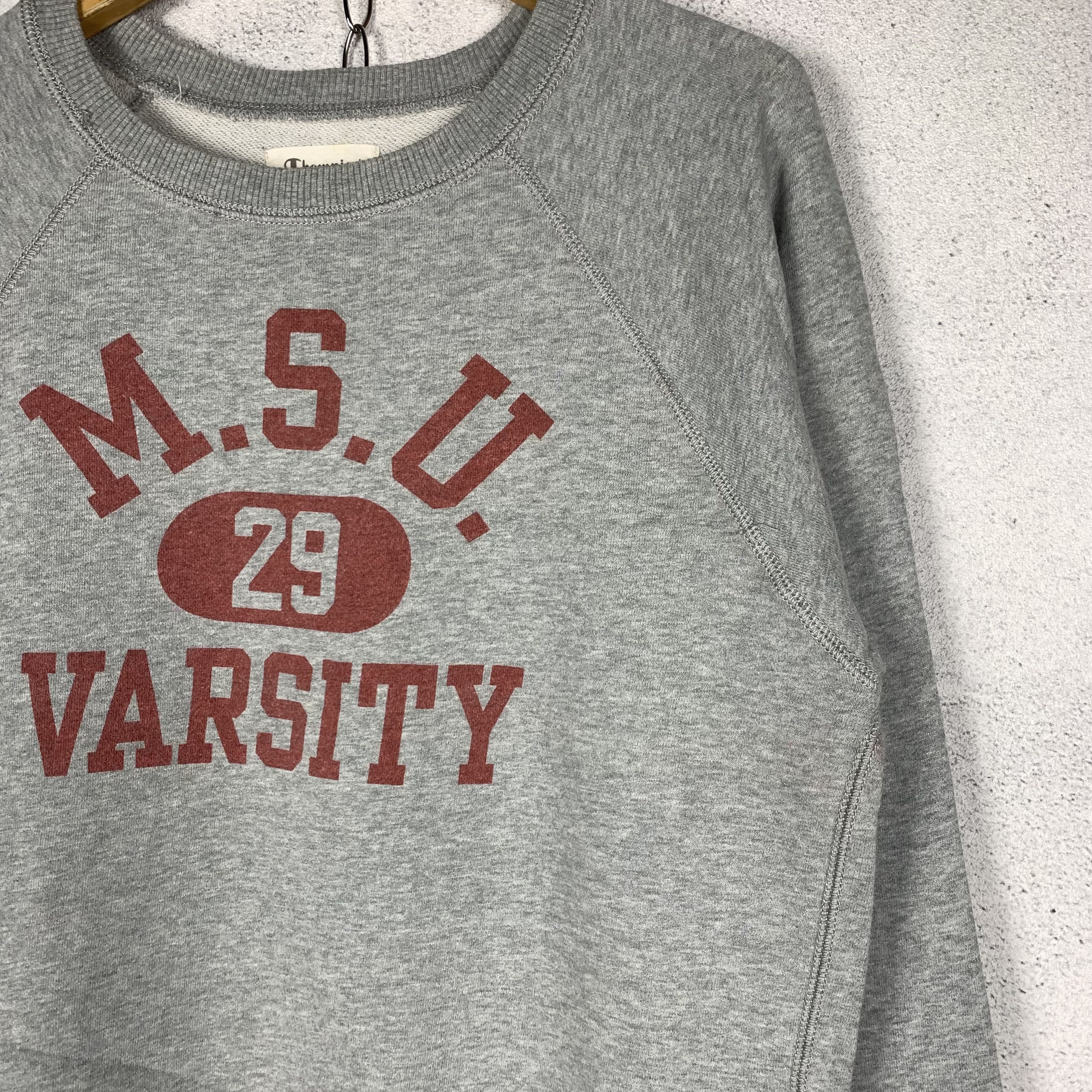 Champion Champion x MSU Varsity Michigan State Sweatshirt Crewneck Size US S / EU 44-46 / 1 - 3 Thumbnail