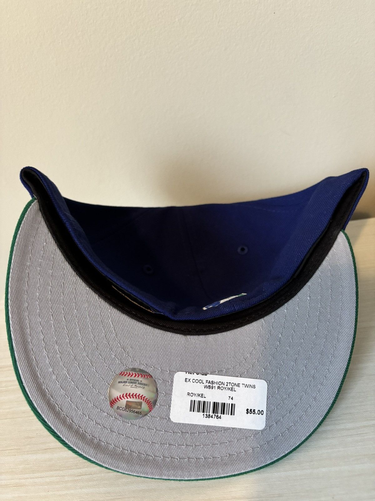 Hat Club Minnesota Twins Fitted Size 7 1/2 HatClub Crossover Size ONE SIZE - 7 Thumbnail