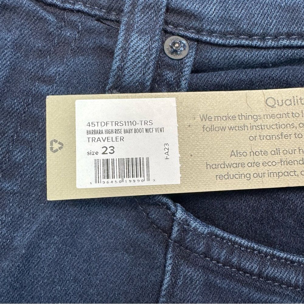 Hudson NWT New Hudson Barbara Bootcut With Vents Jeans In Traveler Size 23" - 7 Thumbnail