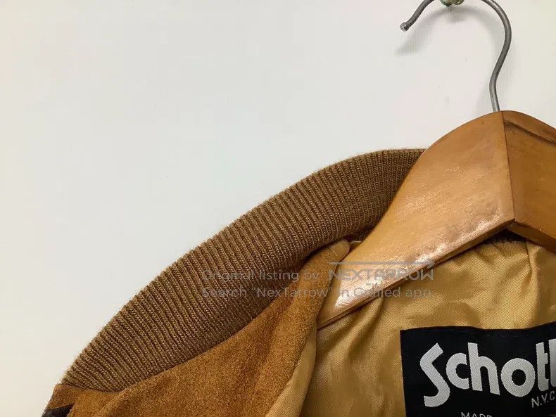Schott Schott Suede jacket, baseball uniform Size US S / EU 44-46 / 1 - 4 Thumbnail