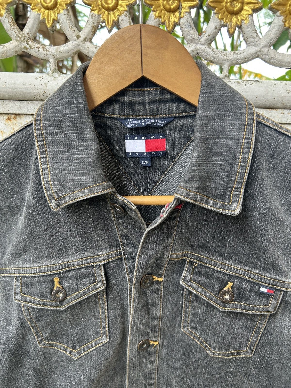 Vintage Tommy Hilfiger jeans denim jacket Size US XXS / EU 40 - 3 Thumbnail