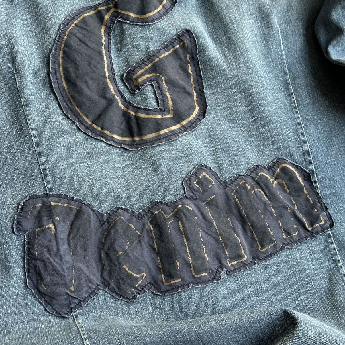 G-Star Vintage G-Star Raw Denim Big Logo Western Snap Button Shirt Size US XL / EU 56 / 4 - 6 Thumbnail