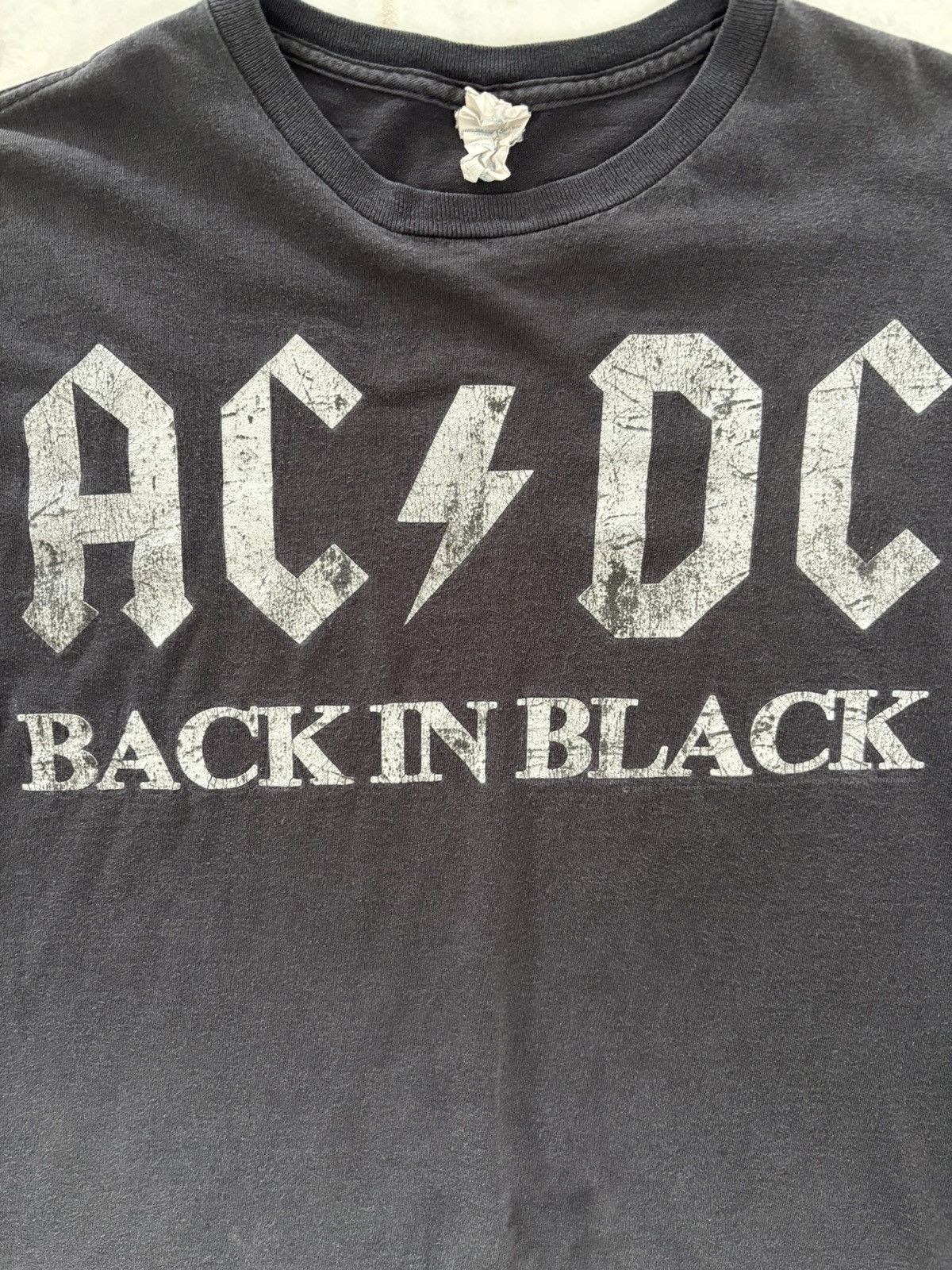 Band Tees Vintage AC/DC Back In Black Tee Size US L / EU 52-54 / 3 - 3 Thumbnail