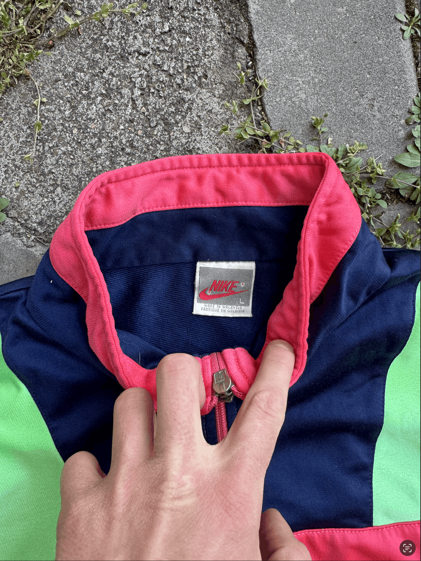 Nike VTG Nike Swoosh Jacket Multi Size L Size US L / EU 52-54 / 3 - 3 Thumbnail