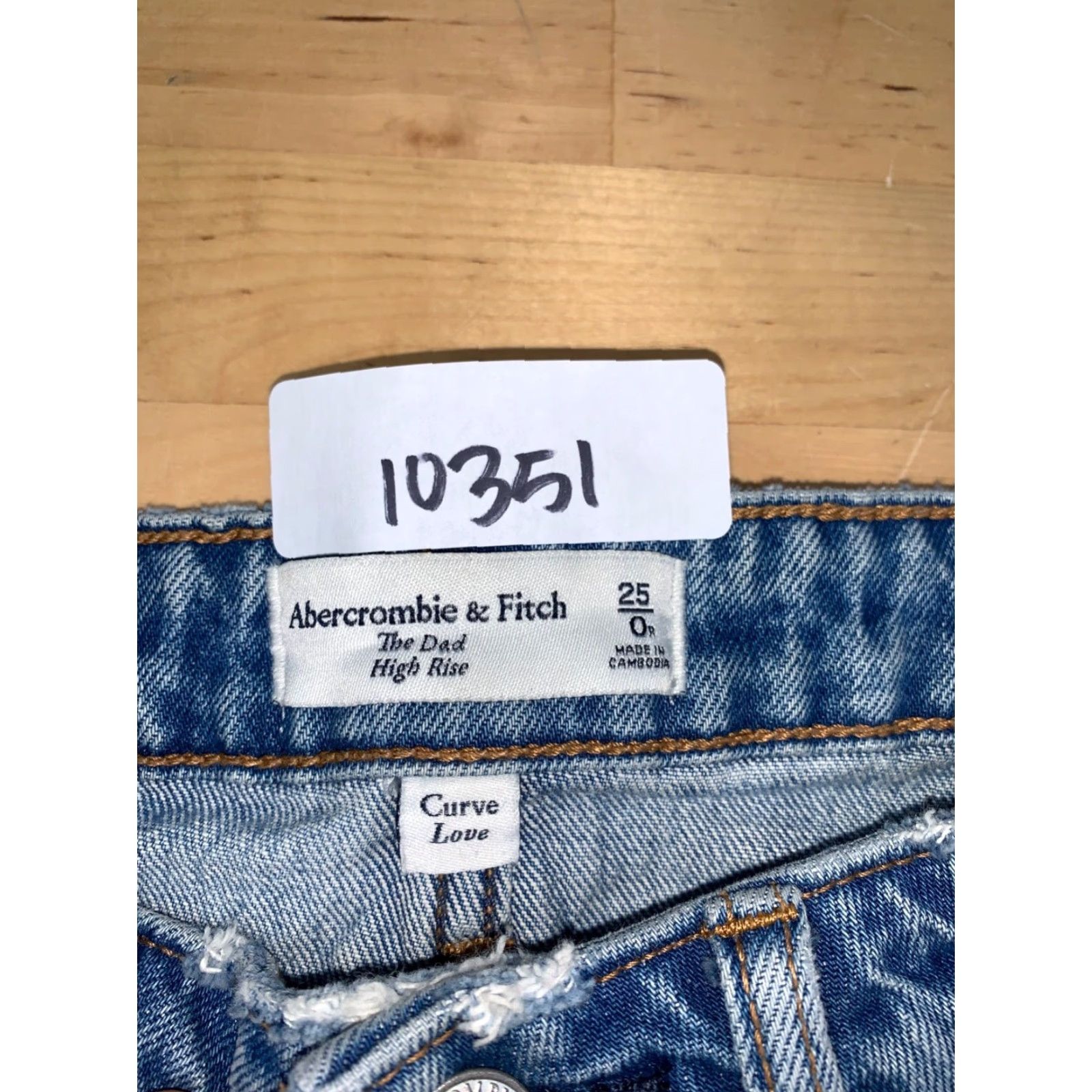 Abercrombie & Fitch VINTAGE Abercrombie & Fitch Jeans Women 25 Blue 90s Love High Rise Straight 27 In Inseam Mens? Size 42" / US 20 - 3 Thumbnail