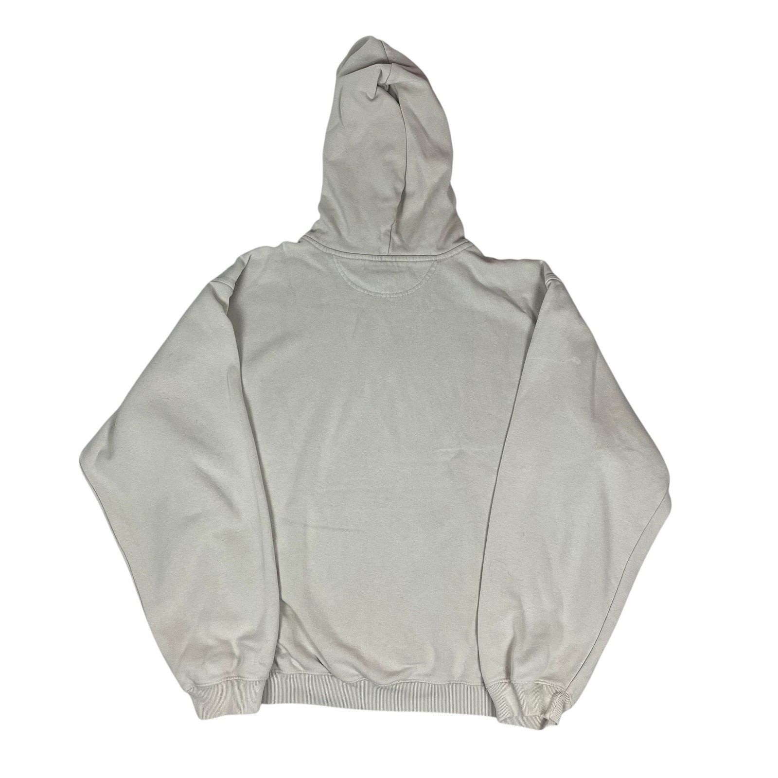 Nike × Vintage Nike Men's beige Swoosh Long Sleeve Pullover Hoodie Medium Size US M / EU 48-50 / 2 - 8 Thumbnail