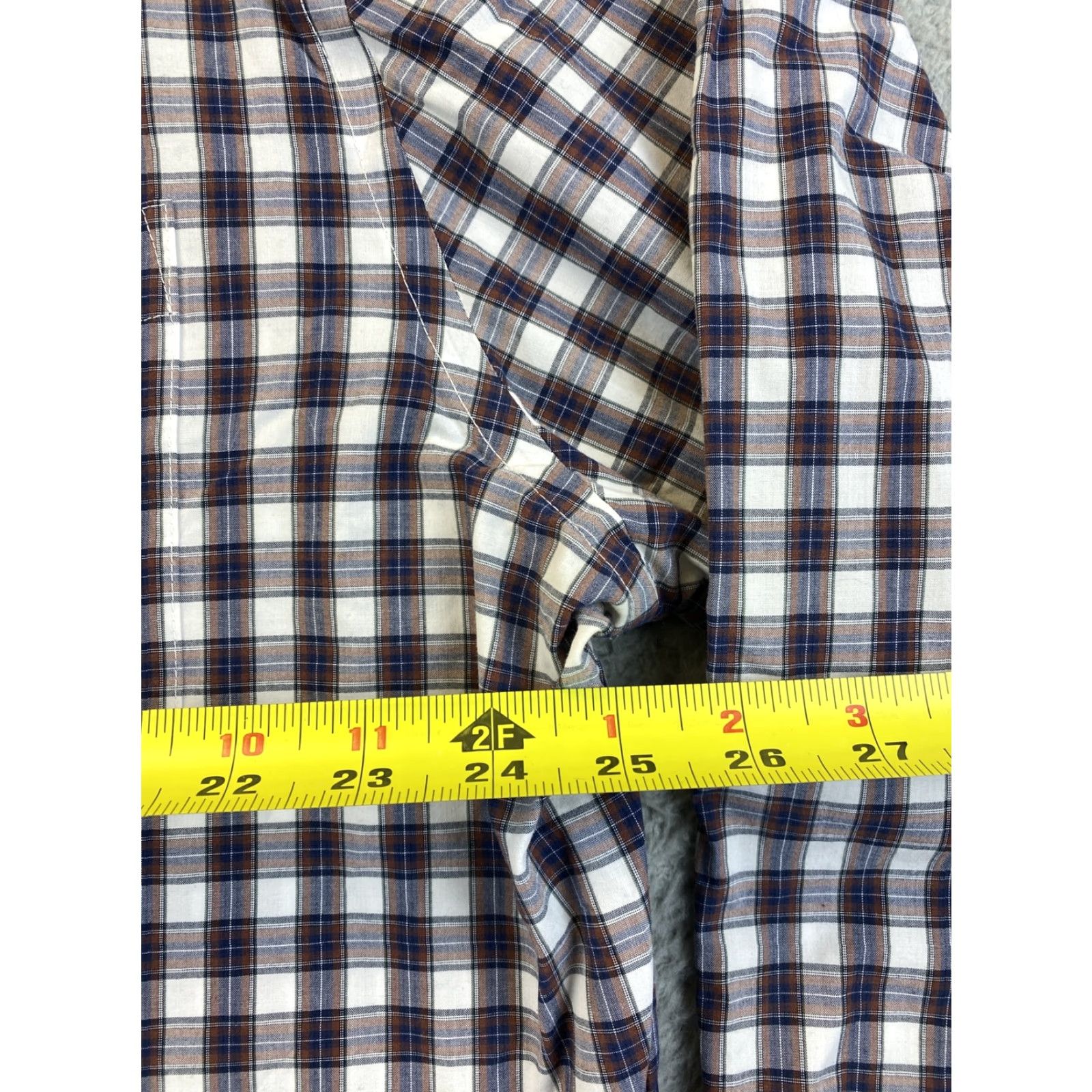 Croft & Barrow Croft & Barrow Dress Shirt Plaid 2XL Men Long Sleeve Button-Down Casual Formal Classic Twist Glen Plaid Blue 80-16 Mens Size US XXL / EU 58 / 5 - 6 Thumbnail