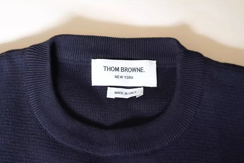 Thom Browne Thom Browne size2 Classic round neck sweater Size US M / EU 48-50 / 2 - 2 Thumbnail