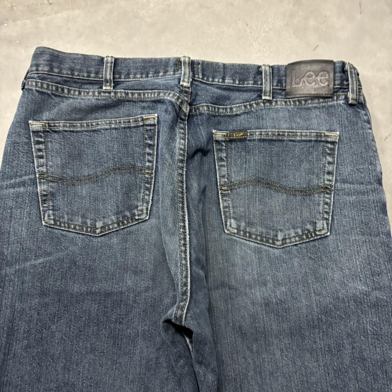 Japanese Brand × Vintage Crazy Vintage Y2K/2000s Grunge Dark Wash Essential Denim Jeans! Size US 36 / EU 52 - 7 Thumbnail