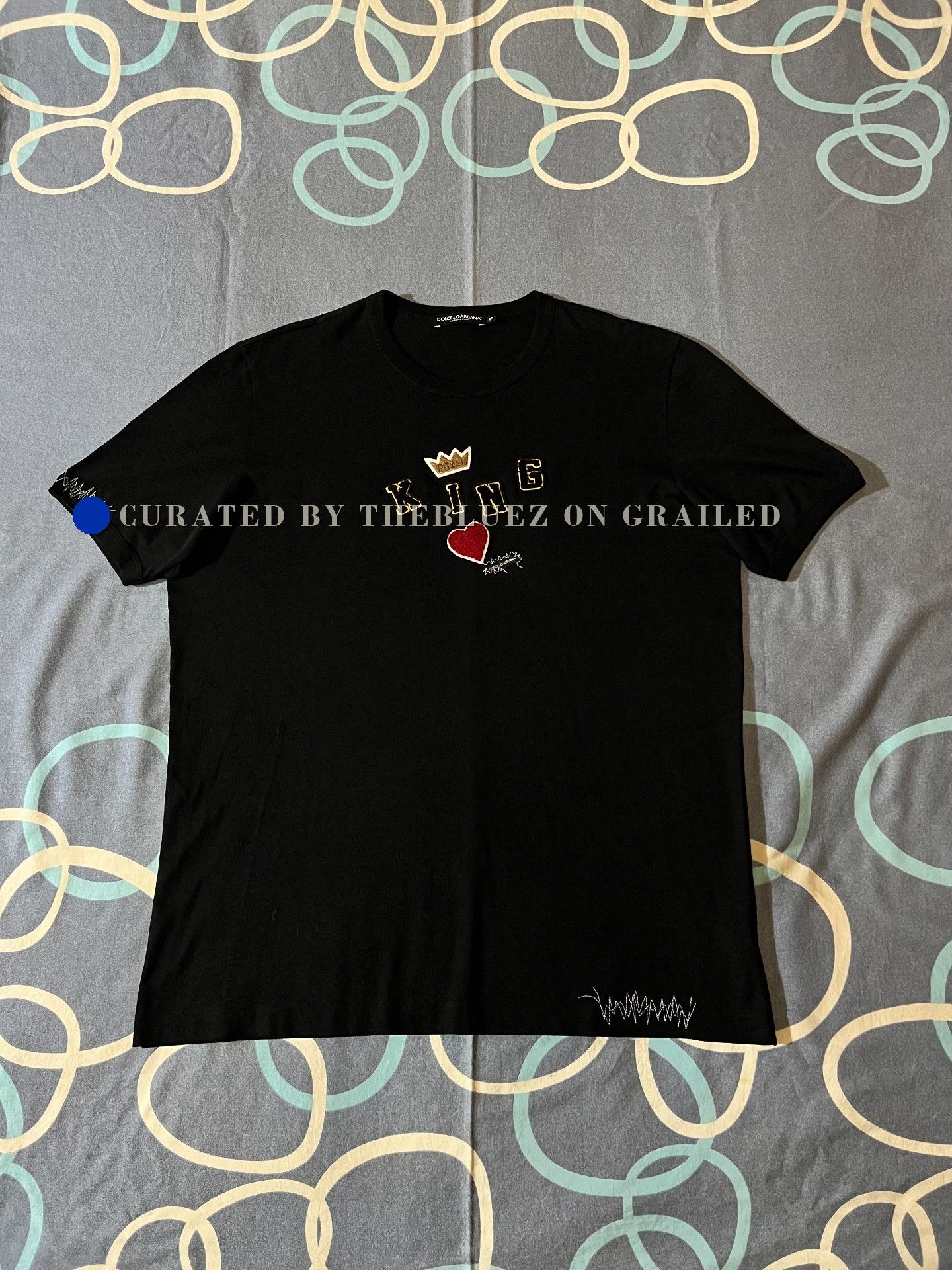 Dolce & Gabbana Dolce & Gabbana Slogan Embroidery T-Shirt Size US XL / EU 56 / 4 - 1 Thumbnail