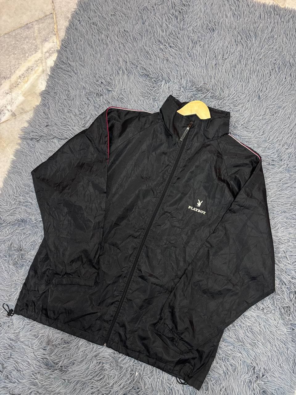 Playboy PLAYBOY Windbreaker Zipper Jacket Big Logo Embroidery Size US XXL / EU 58 / 5 - 1 Thumbnail