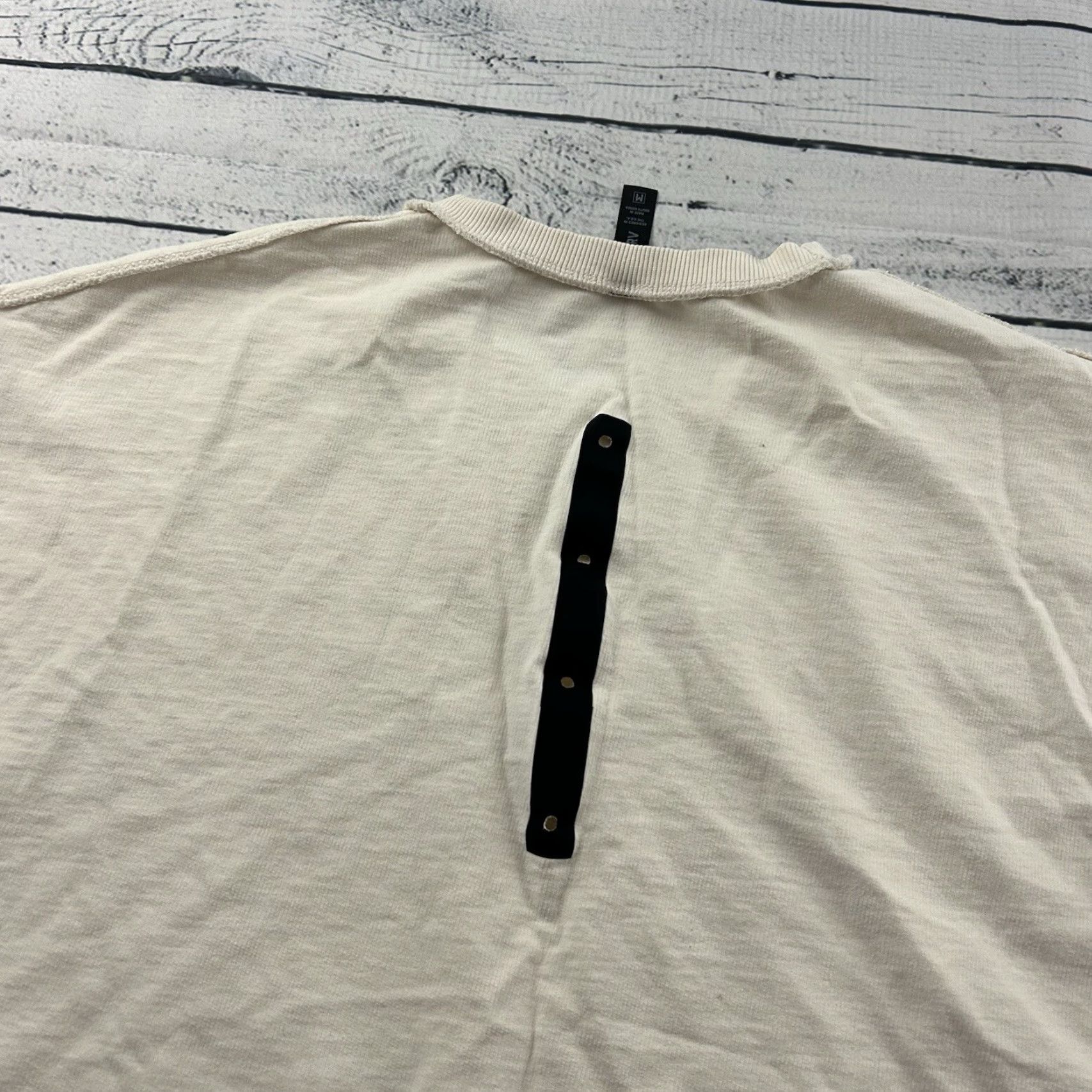 ASRV ASRV Short Sleeve T-Shirt Men's M Ivory Cream Shirt Size US M / EU 48-50 / 2 - 6 Thumbnail