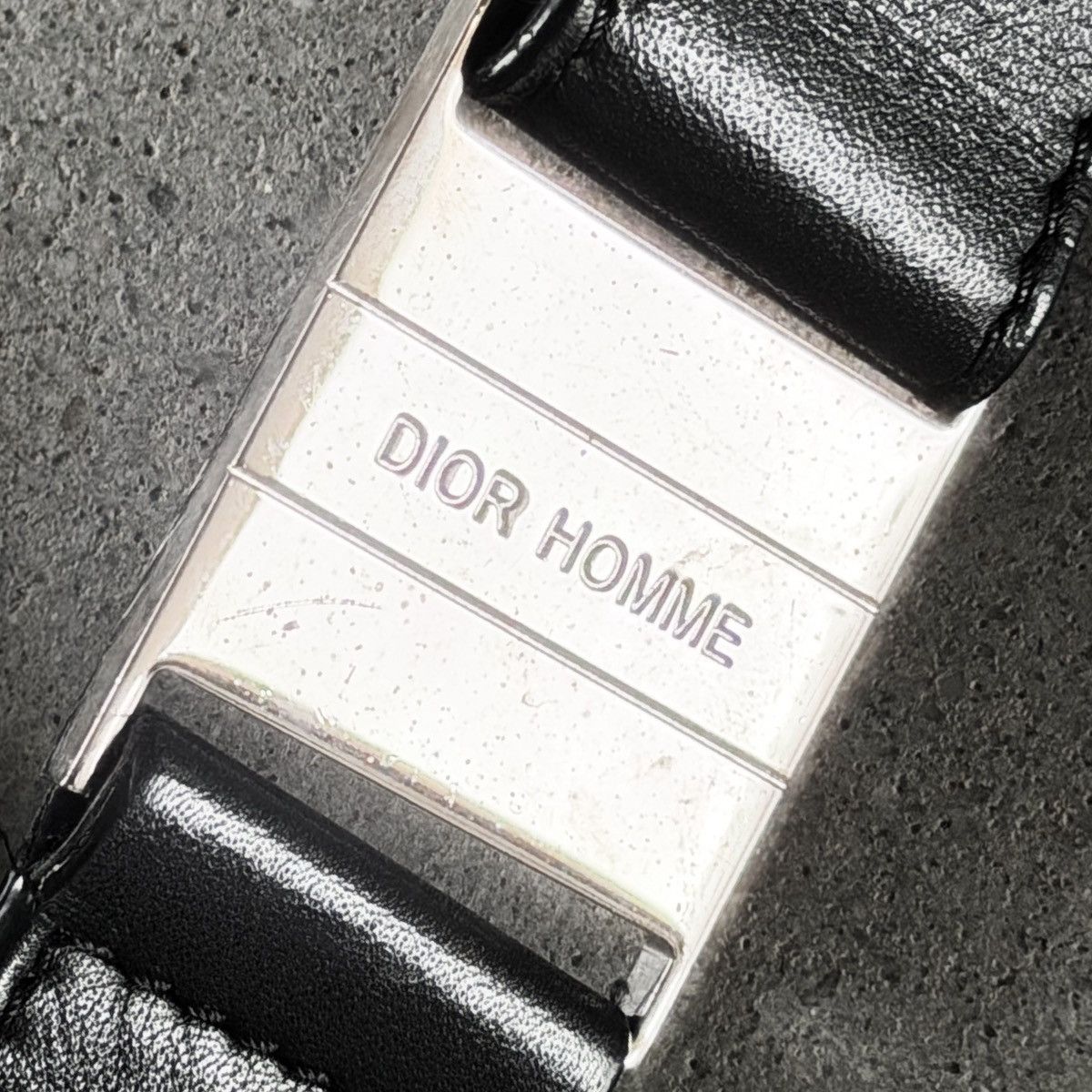Dior Dior Homme 2-Way Leather Messenger Bag By Hedi Slimane Size ONE SIZE - 5 Thumbnail