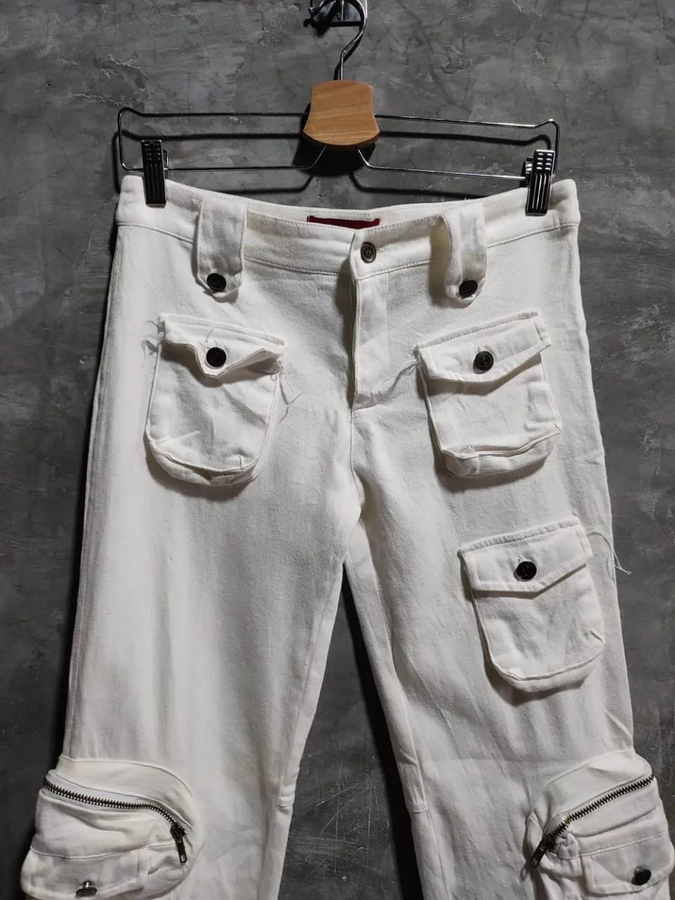 Japanese Brand Bamuse Multipocket Tactical Cargo Pants Size 28" / US 6 / IT 42 - 3 Thumbnail