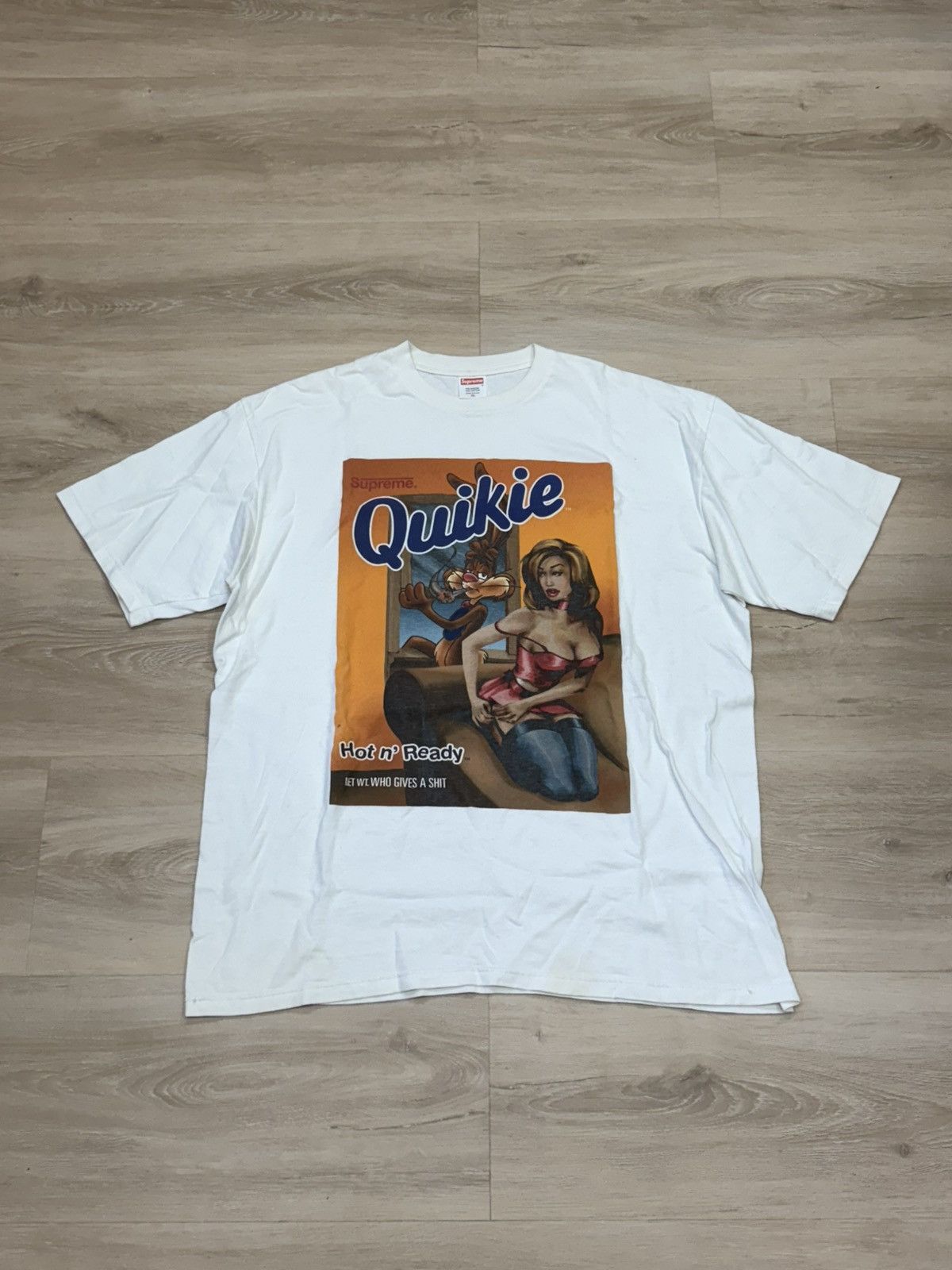 Supreme Supreme Quikie Tee (2005) Size US XL / EU 56 / 4 - 1 Thumbnail