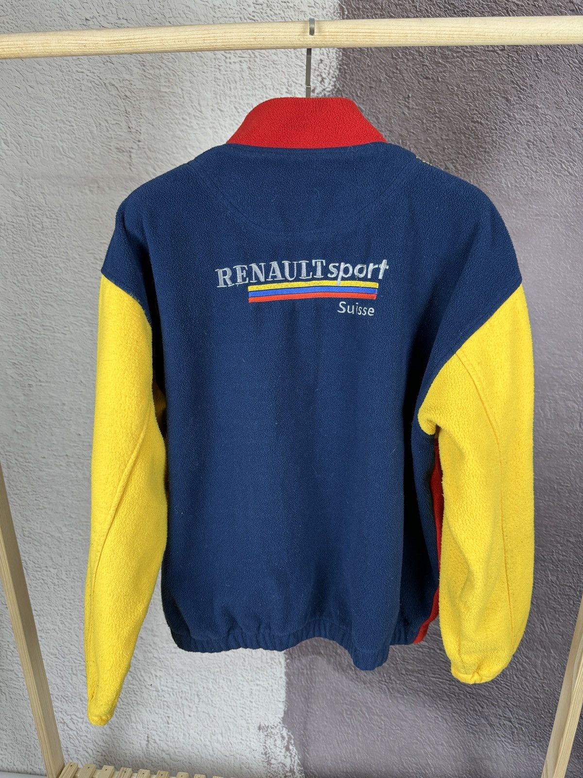 Formula 1 Stand 21 vintage Renault Sport Suisse racing snap T fleece Size US XL / EU 56 / 4 - 2 Thumbnail