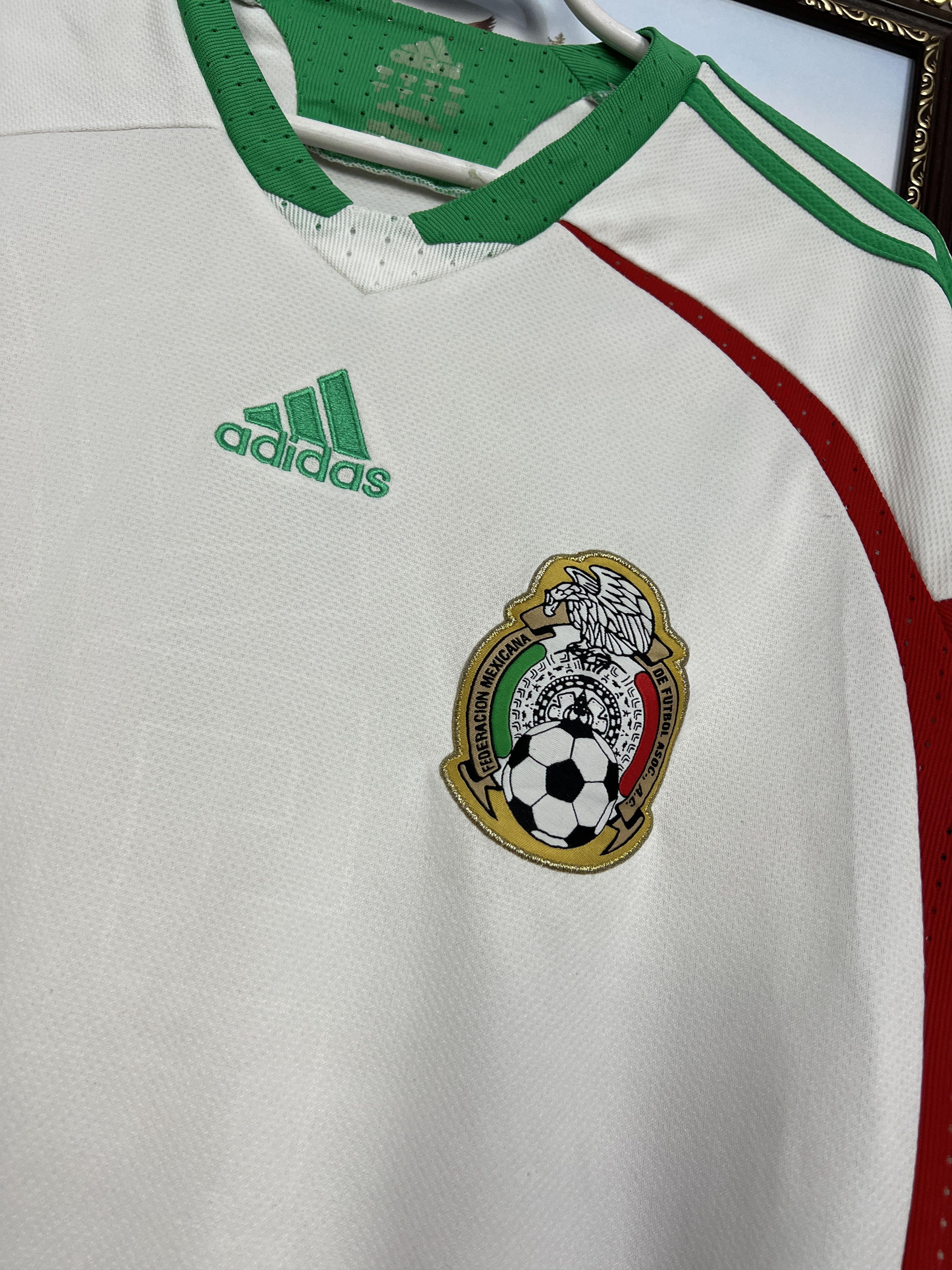 Adidas Mexico Away football shirt Soccer Jersey National Trikot Size US M / EU 48-50 / 2 - 3 Thumbnail