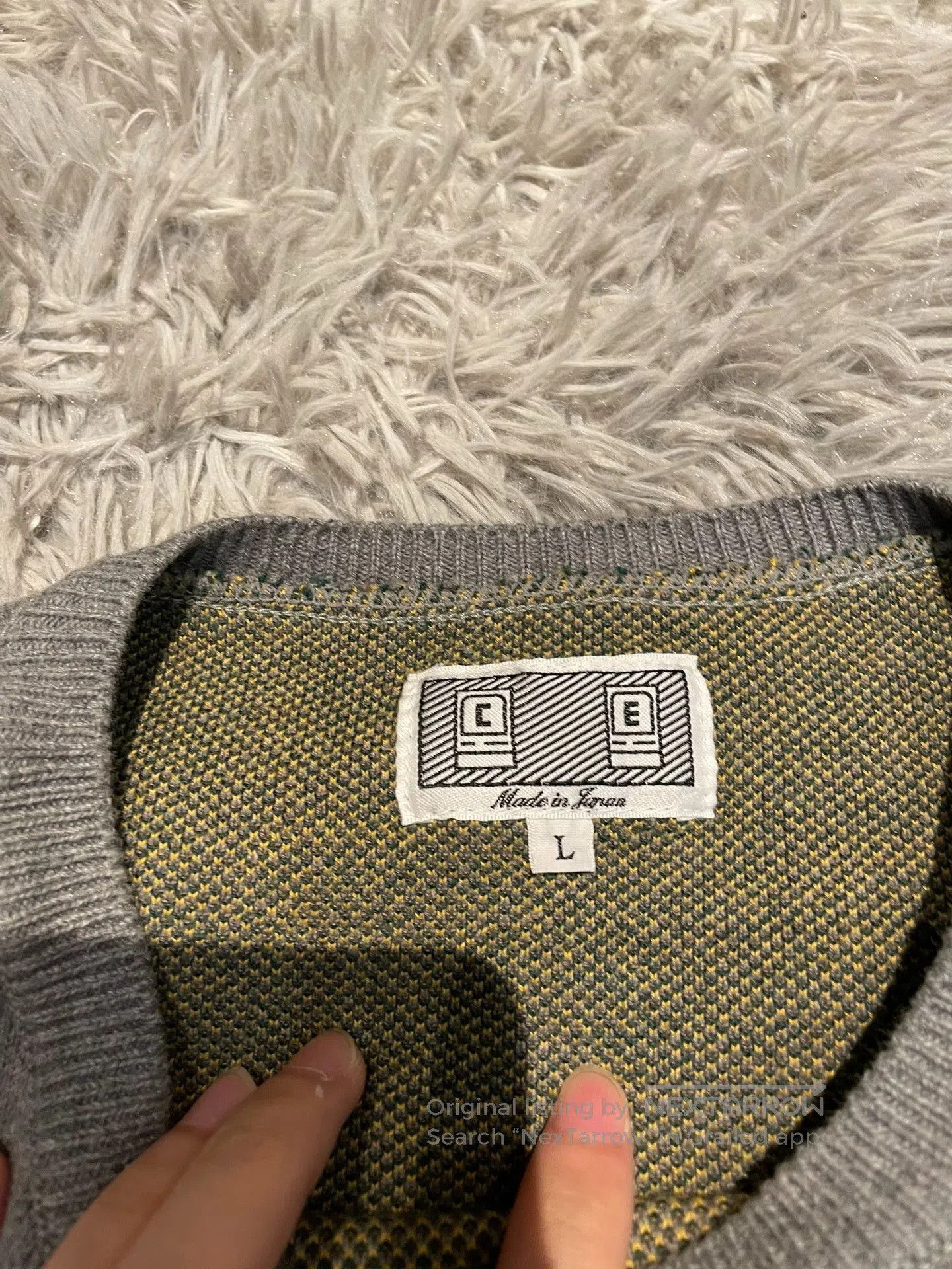Cav Empt C.E/CAVEMPT Gray Knit Sweater. Size US L / EU 52-54 / 3 - 5 Thumbnail