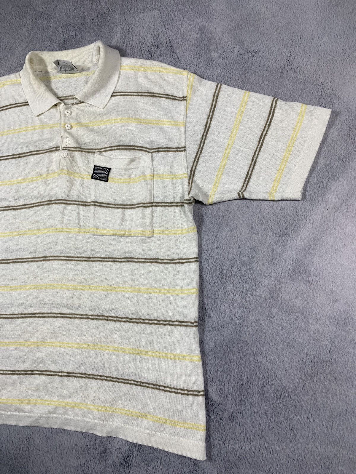 Vintage Vintage 90s Striped golf 1/4 polo tee oldmoney style size M Size US M / EU 48-50 / 2 - 5 Thumbnail