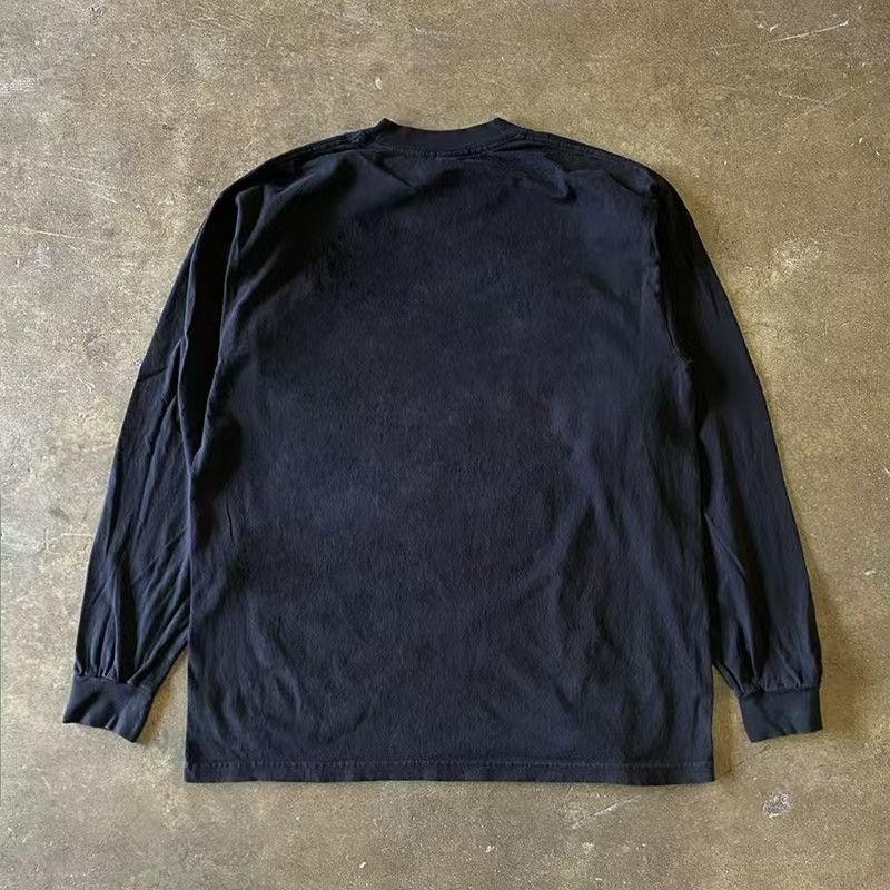 Vintage Black washed retro tomato print long-sleeved T-shirt Size US M / EU 48-50 / 2 - 2 Thumbnail