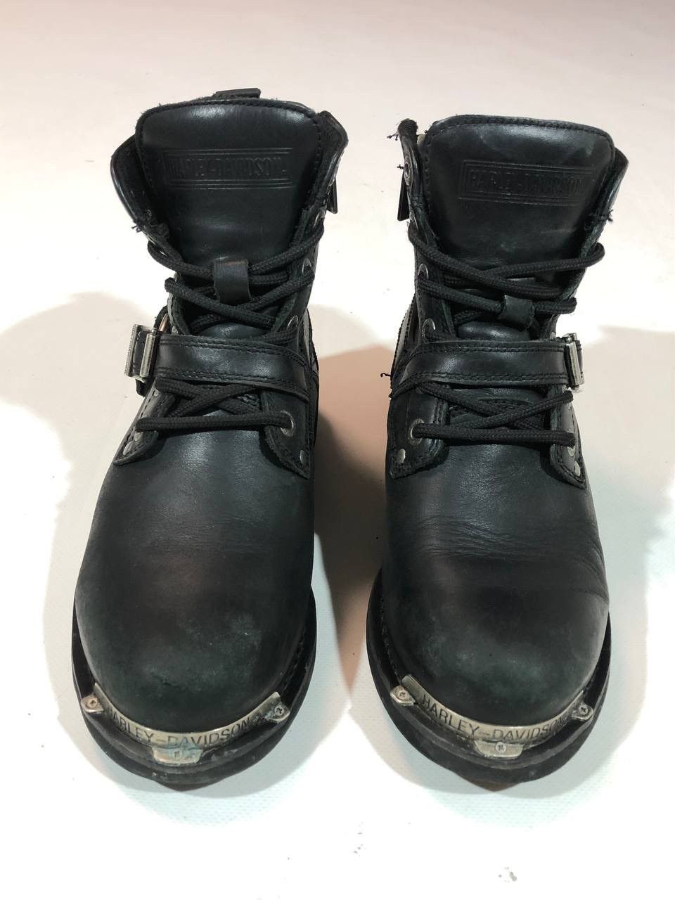Harley Davidson × Leather Harley Davidson Moto Leather Shoes Racing Biker Size US 6 / EU 39 - 5 Thumbnail