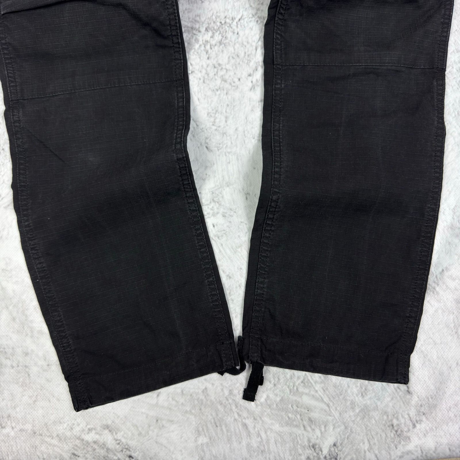 Carhartt Carhartt WIP Womens Black Straight Ripstop Aviation Pants 28 Size 28" / US 6 / IT 42 - 8 Thumbnail