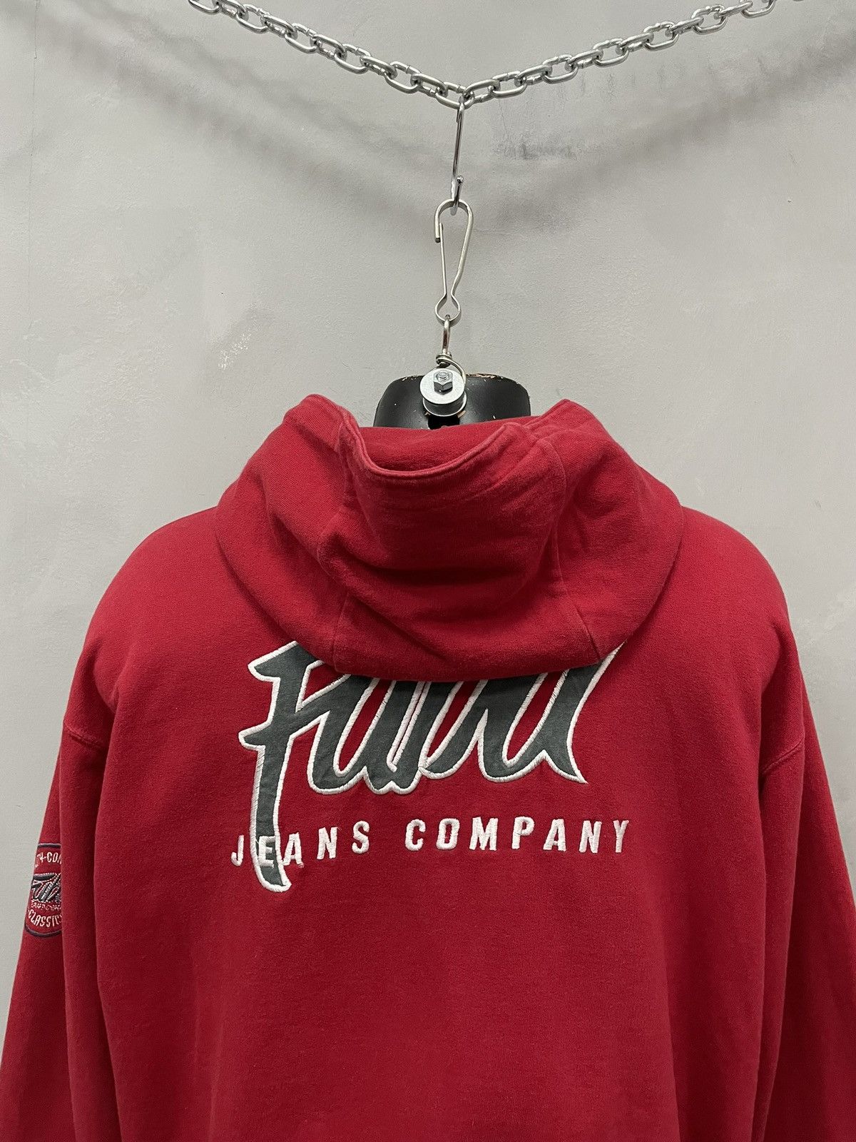 Fubu Fubu Rap sk8 big logo hoodie y2k hype south pole style Size US S / EU 44-46 / 1 - 8 Thumbnail