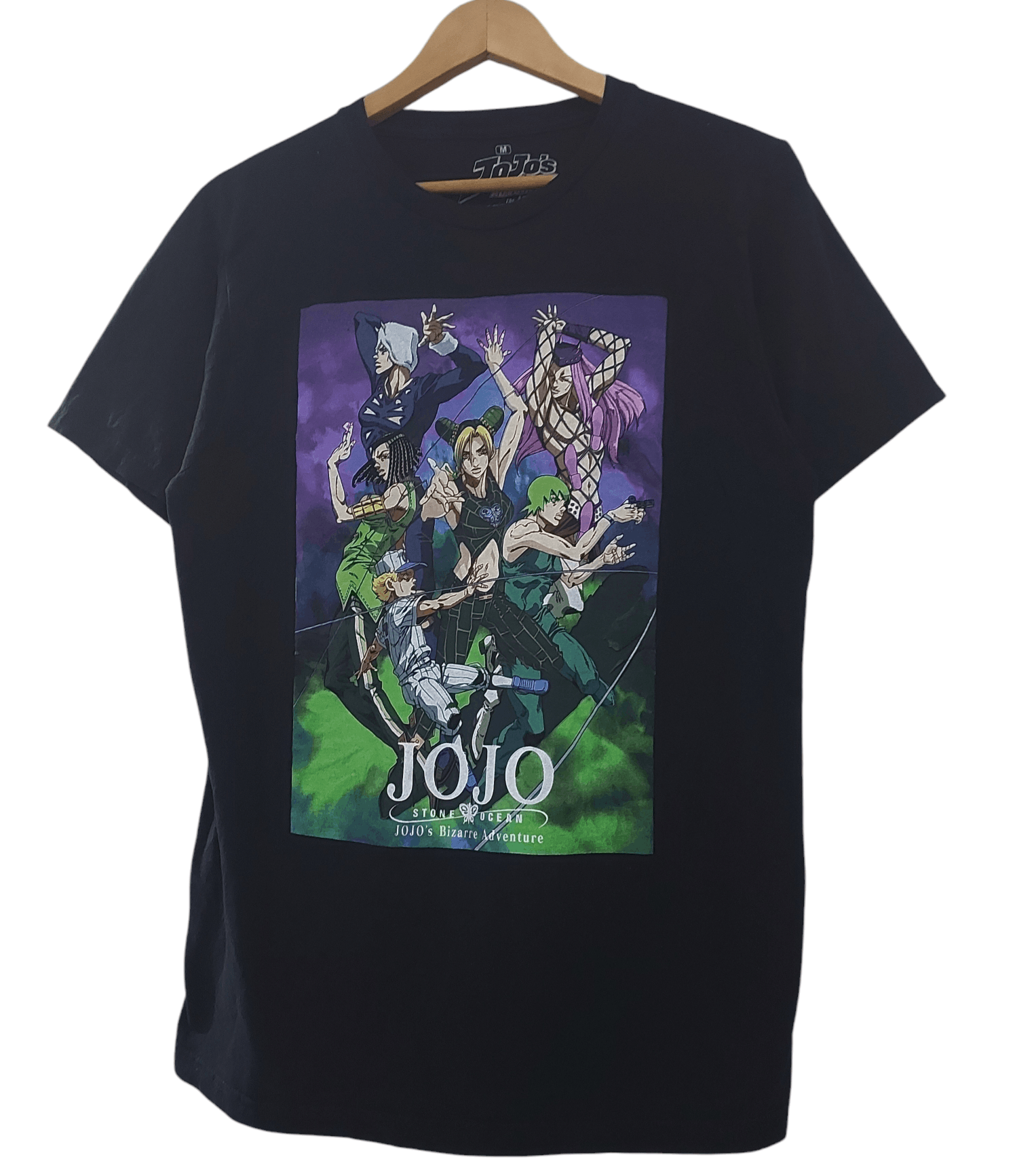 Anime × Cartoon Network × Vintage JOJO'S BIZARRE ADVENTURE ANIME T-SHIRT Size US M / EU 48-50 / 2 - 1 Thumbnail