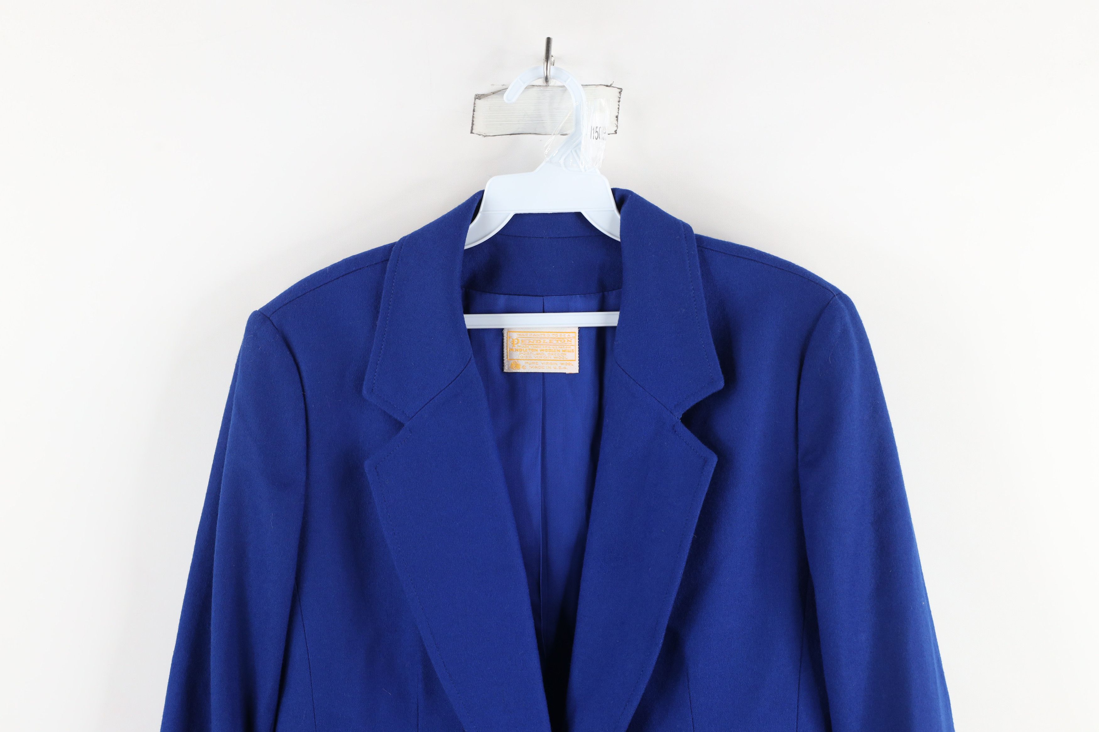 Pendleton × Vintage Vintage 90s Pendleton Suit Coat Blazer Jacket Blue USA Size XL / US 12-14 / IT 48-50 - 2 Thumbnail