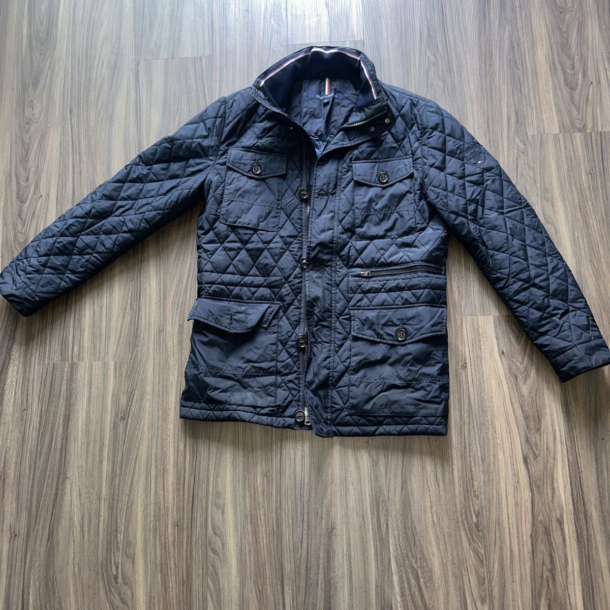 Tommy Hilfiger Tommy Hilfiger Navy Quilted Jacket/Coat -M $225 Multi-Pocket Size US M / EU 48-50 / 2 - 1 Thumbnail