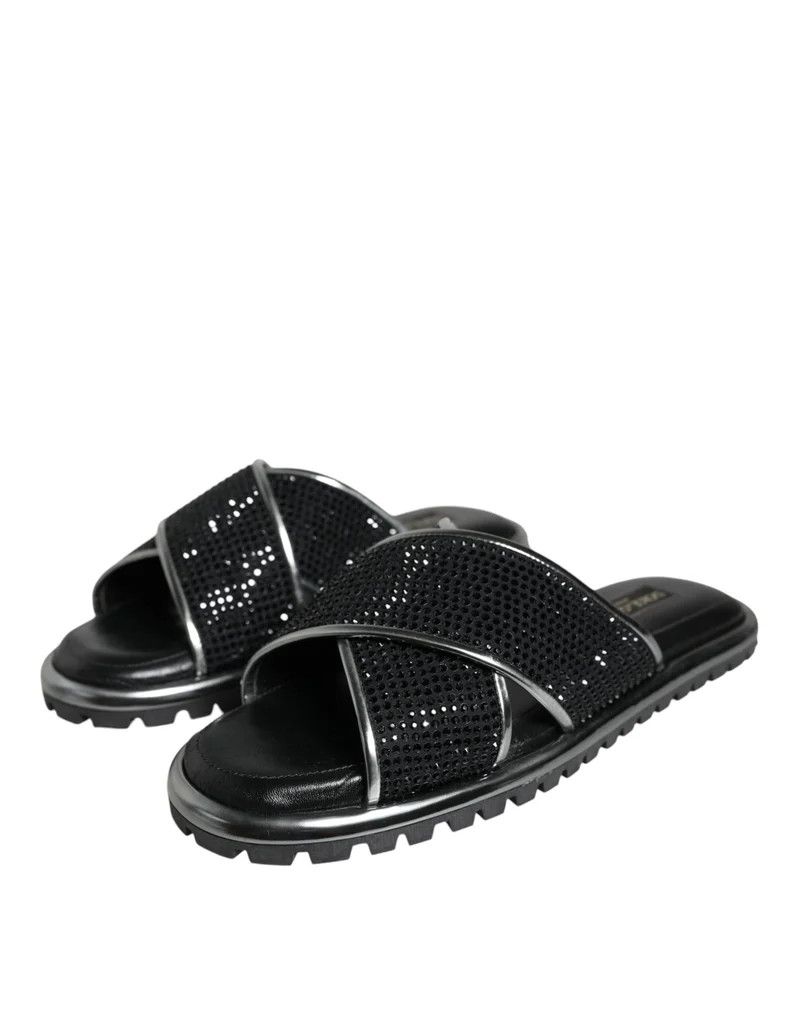 Dolce & Gabbana o1y0125 Slippers in Black Size US 10 / EU 43 - 6 Thumbnail