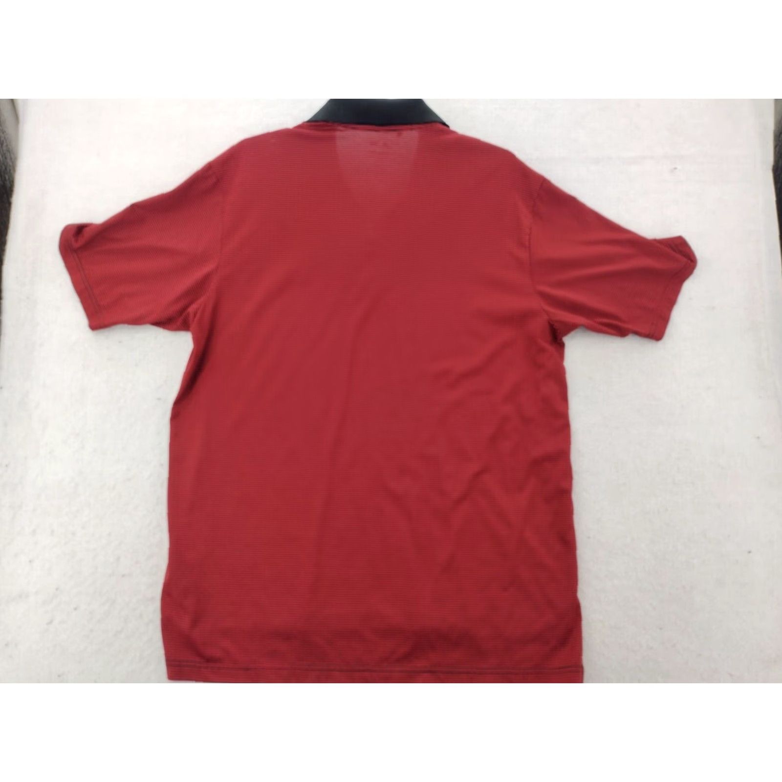 Adidas Adidas Polo Shirt Mens M Climalite Short Sleeve Red Stripes Logo Golf Shirt Size US M / EU 48-50 / 2 - 6 Thumbnail