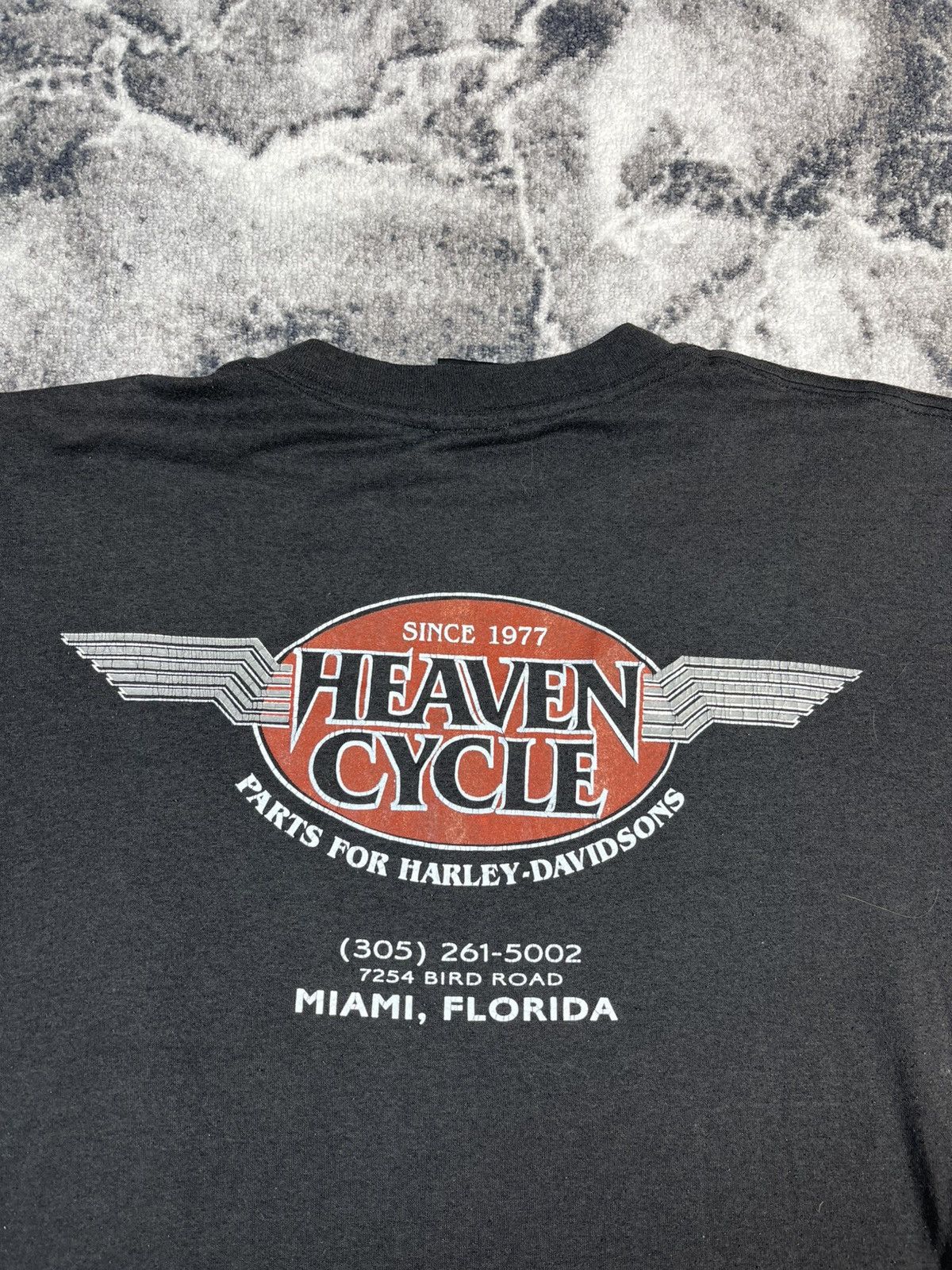Harley Davidson Vintage Harley Miami 3D Emblem Dealer Tee L Size US L / EU 52-54 / 3 - 8 Thumbnail