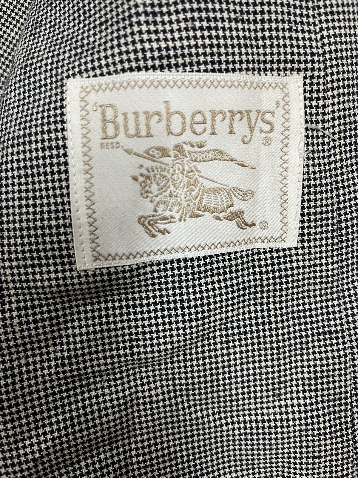 Burberry × Designer × Vintage Vintage burberry blazer Size 40R - 9 Thumbnail