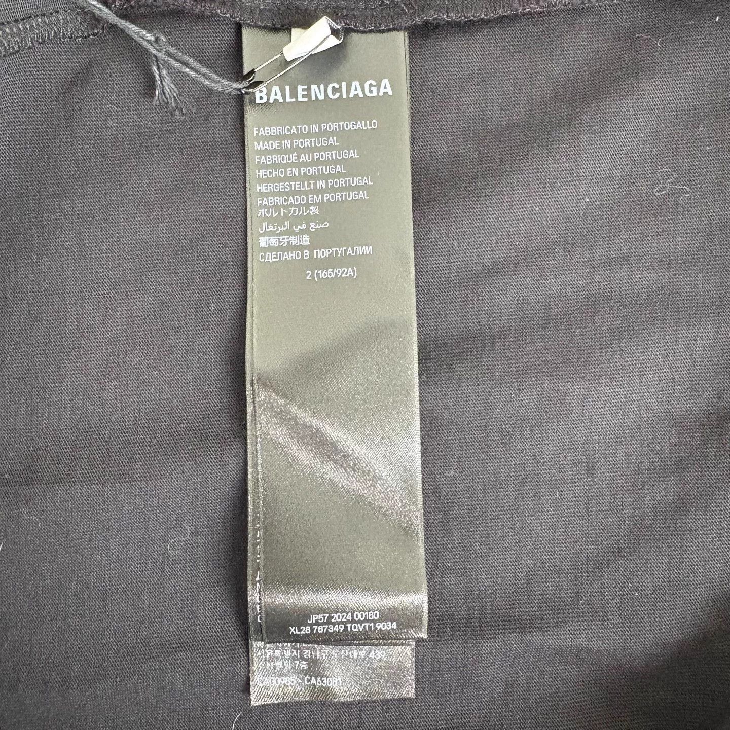 Balenciaga Balenciaga SS24 Double B Logo Print Black T-Shirt Size US M / EU 48-50 / 2 - 4 Thumbnail