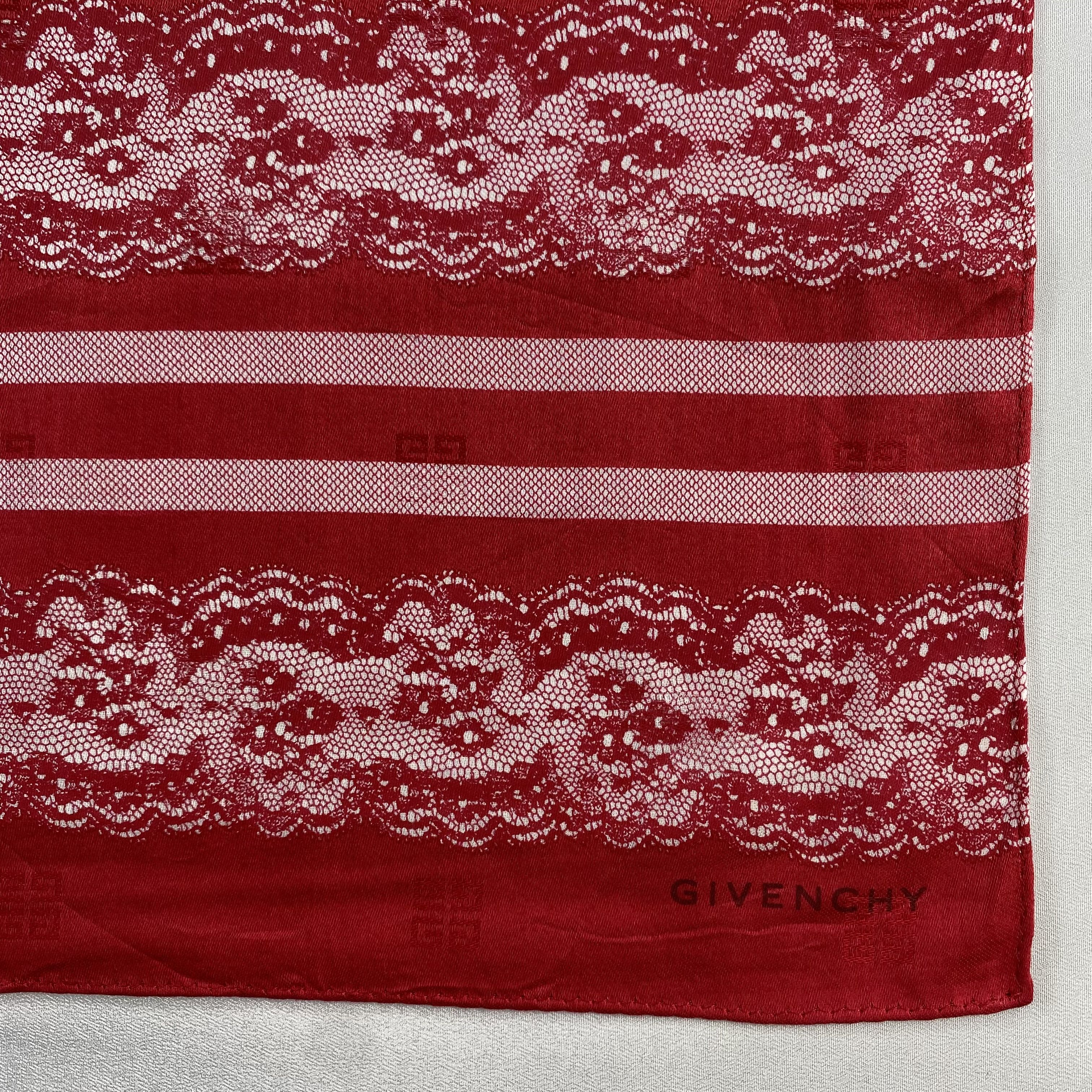 Vintage Givenchy Bandana/ Handkerchief / Neckerchief-P1130 Size ONE SIZE - 3 Thumbnail