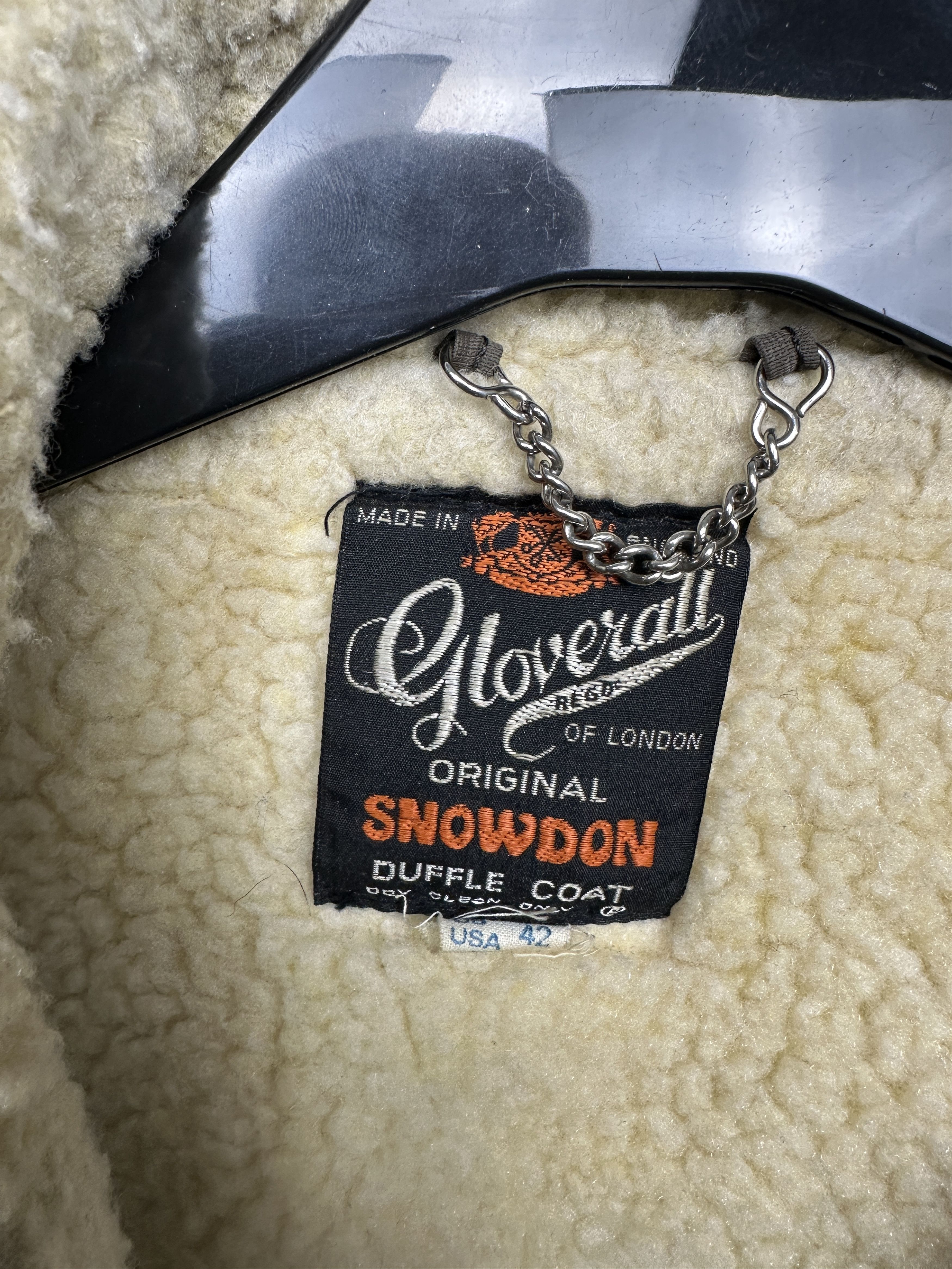 Gloverall Gloverall Mens Wool Sherpa Corduroy Duffle Coat Jacket Size US L / EU 52-54 / 3 - 3 Thumbnail