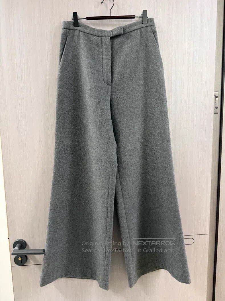 Loro Piana Loro Piana Cashmere Wide Leg Trousers - Cashmere Size 27" / US 4 / IT 40 - 1 Thumbnail