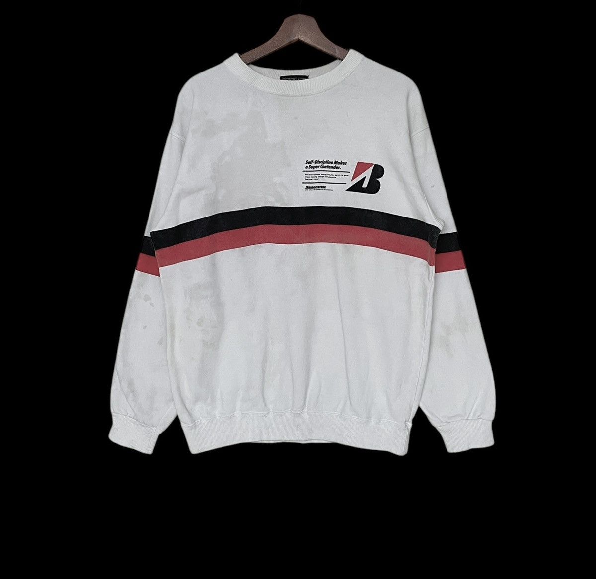 Vintage Vintage Brand Bridgestone Sweatshirt 1990s Size US M / EU 48-50 / 2 - 2 Thumbnail