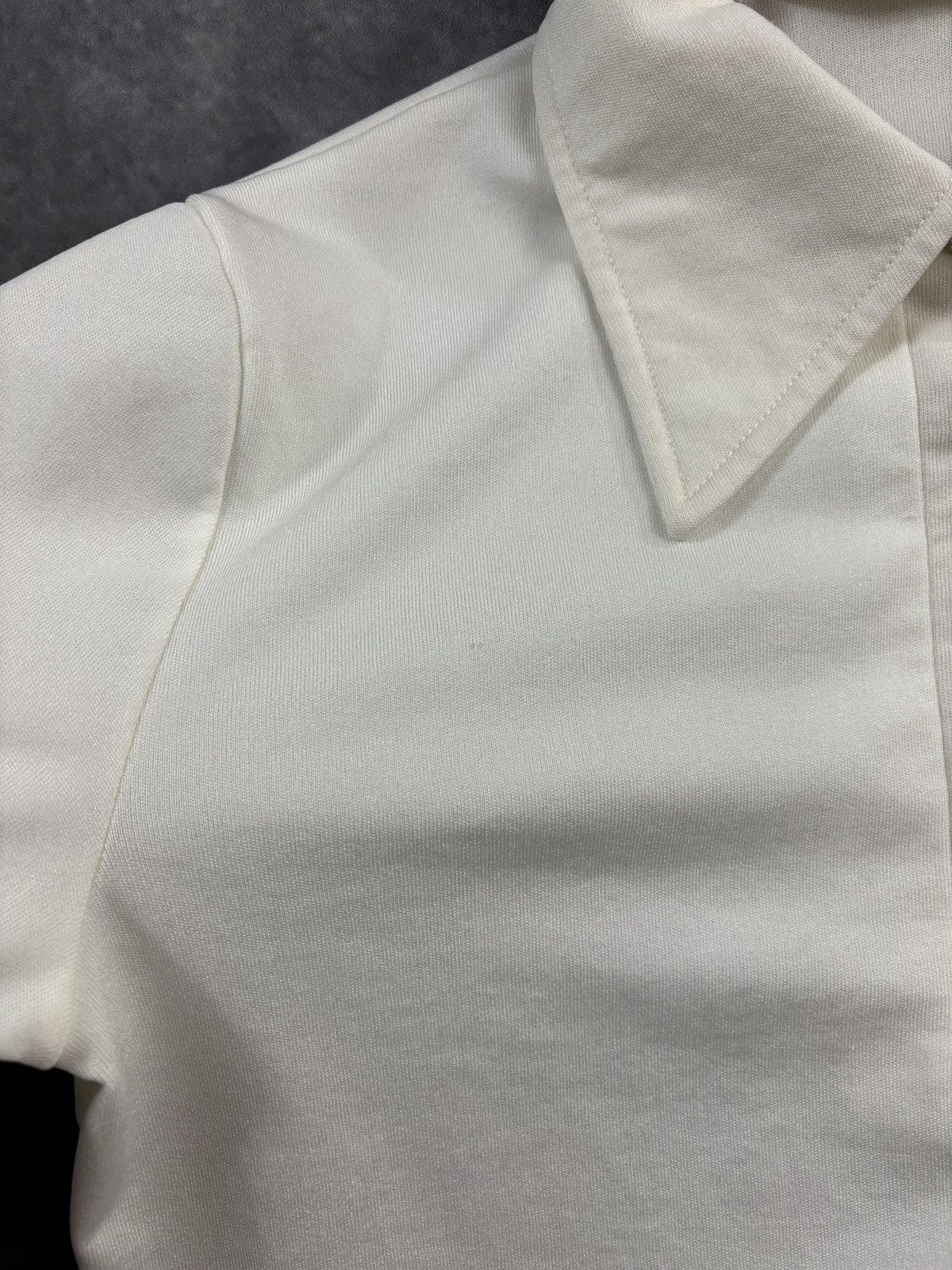 Jantzen 1970s Vintage Jantzen Polo Shirt Polyester Shortsleeve Disco Size US S / EU 44-46 / 1 - 6 Thumbnail