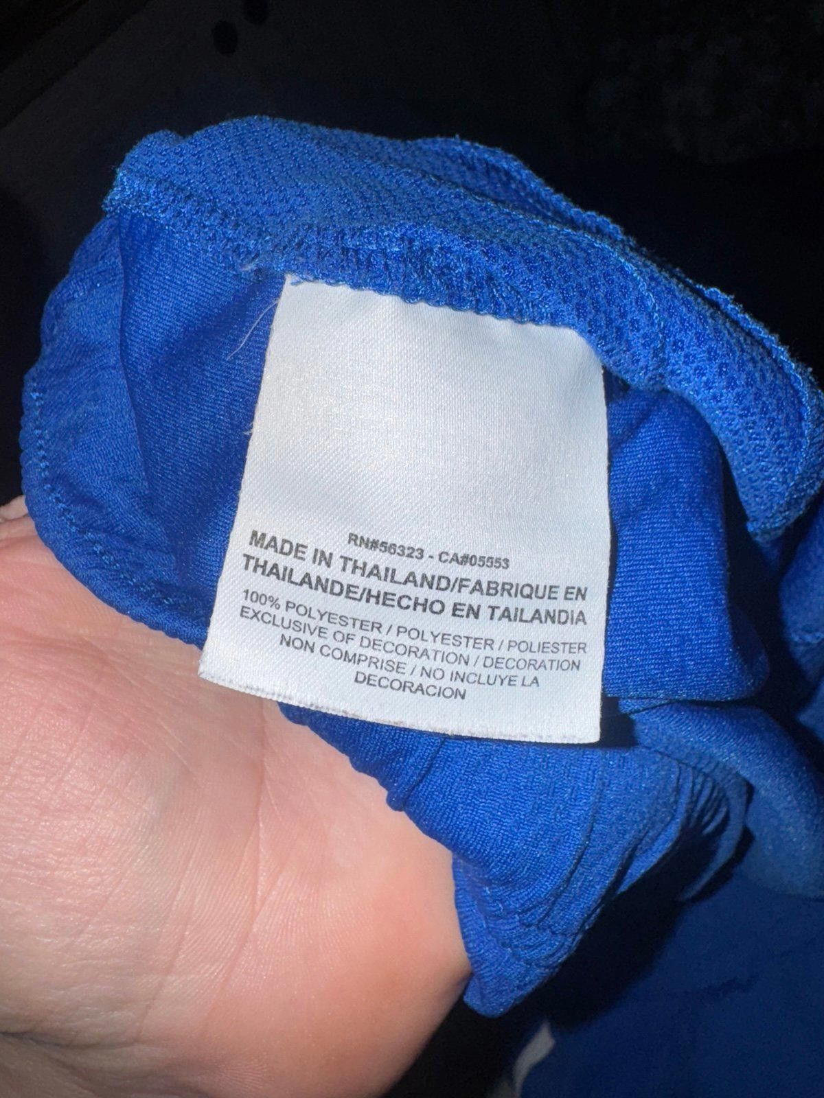 Nike Vintage Y2K Nike Baggy Blue Mesh Shorts Sz L Rare Size US 34 / EU 50 - 6 Thumbnail