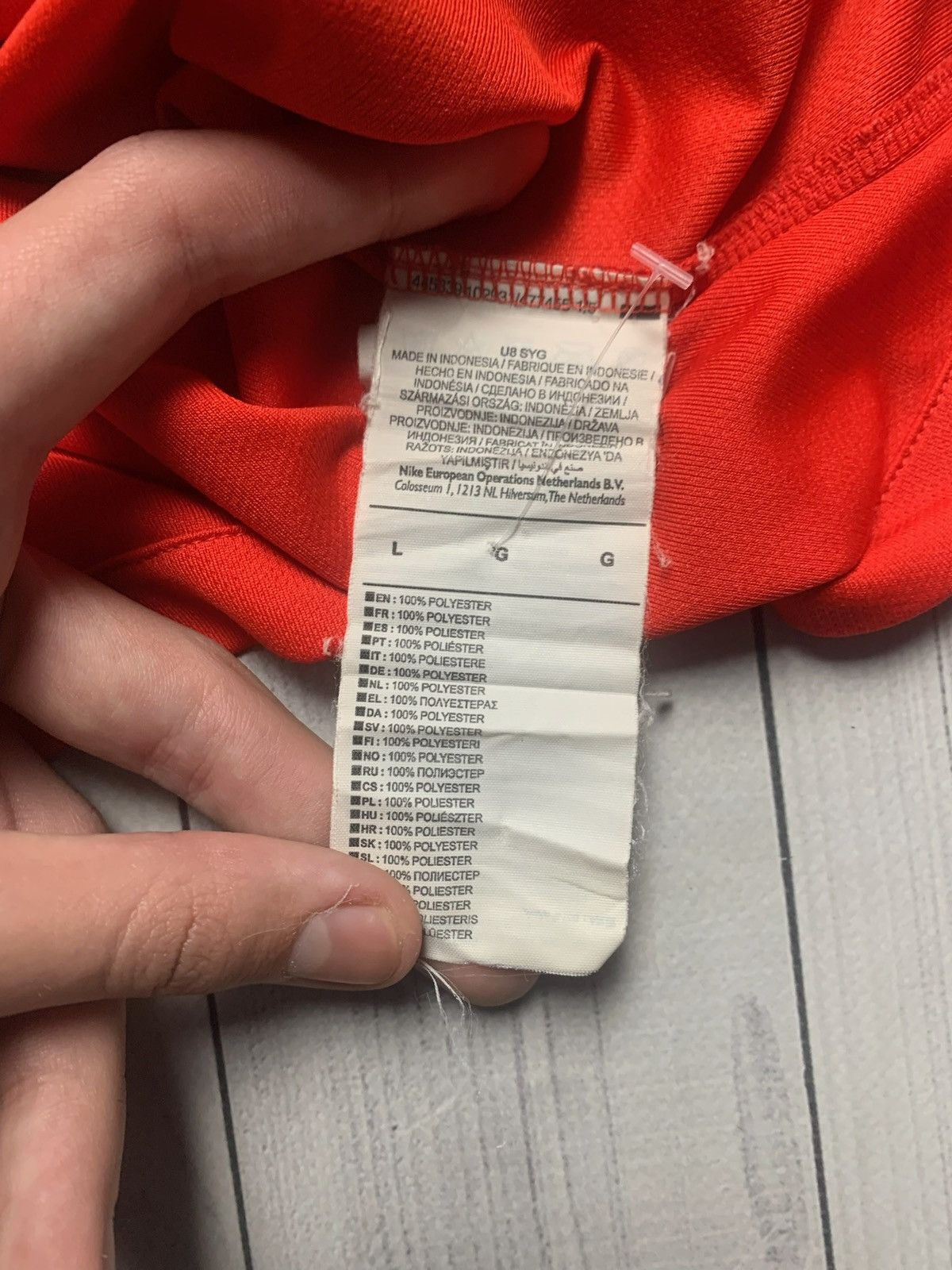 Nike × Vintage Vintage Nike England soccer jersey 7 Lingard rare size L Size US L / EU 52-54 / 3 - 5 Thumbnail