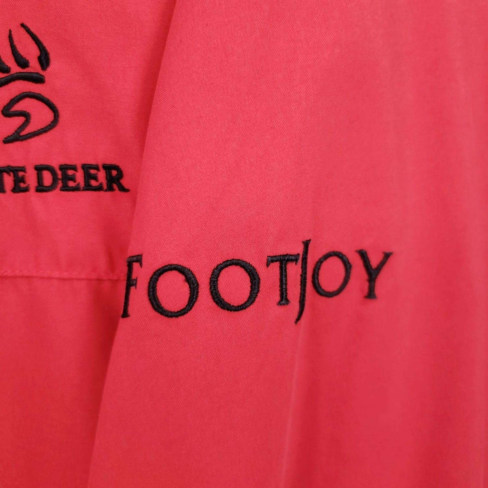 Footjoy FootJoy Sweatshirt Mens XL Red Pullover Golf V-Neck Long Sleeves Windbreaker Size US XL / EU 56 / 4 - 7 Thumbnail