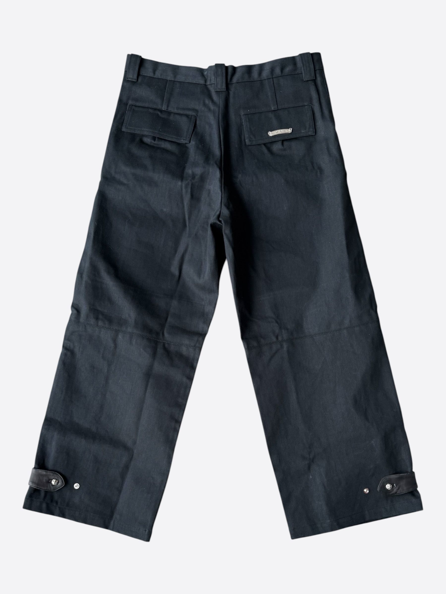 Chrome Hearts Chrome Hearts Black Street Sweeper Jeans Size US 36 / EU 52 - 2 Thumbnail