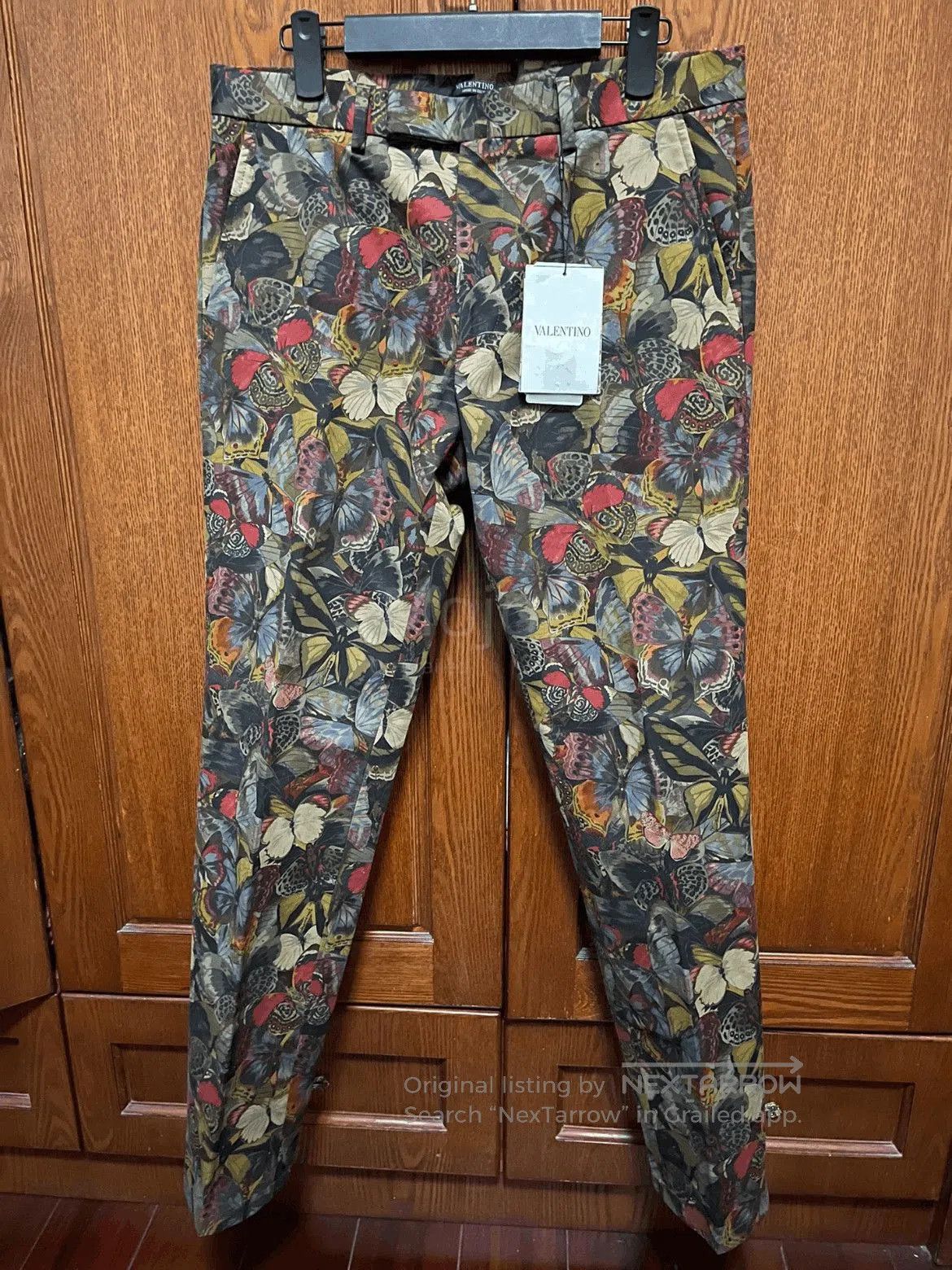 Valentino Sz 44 Valentino Butterfly Pattern Trousers. Size US 28 / EU 44 - 1 Thumbnail
