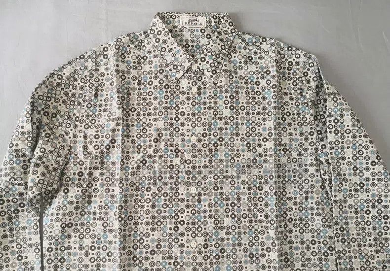 Hermes Hermes size 43 Linen Shirt, 66% Linen + 34% Cotton Blended Size US XS / EU 42 / 0 - 3 Thumbnail