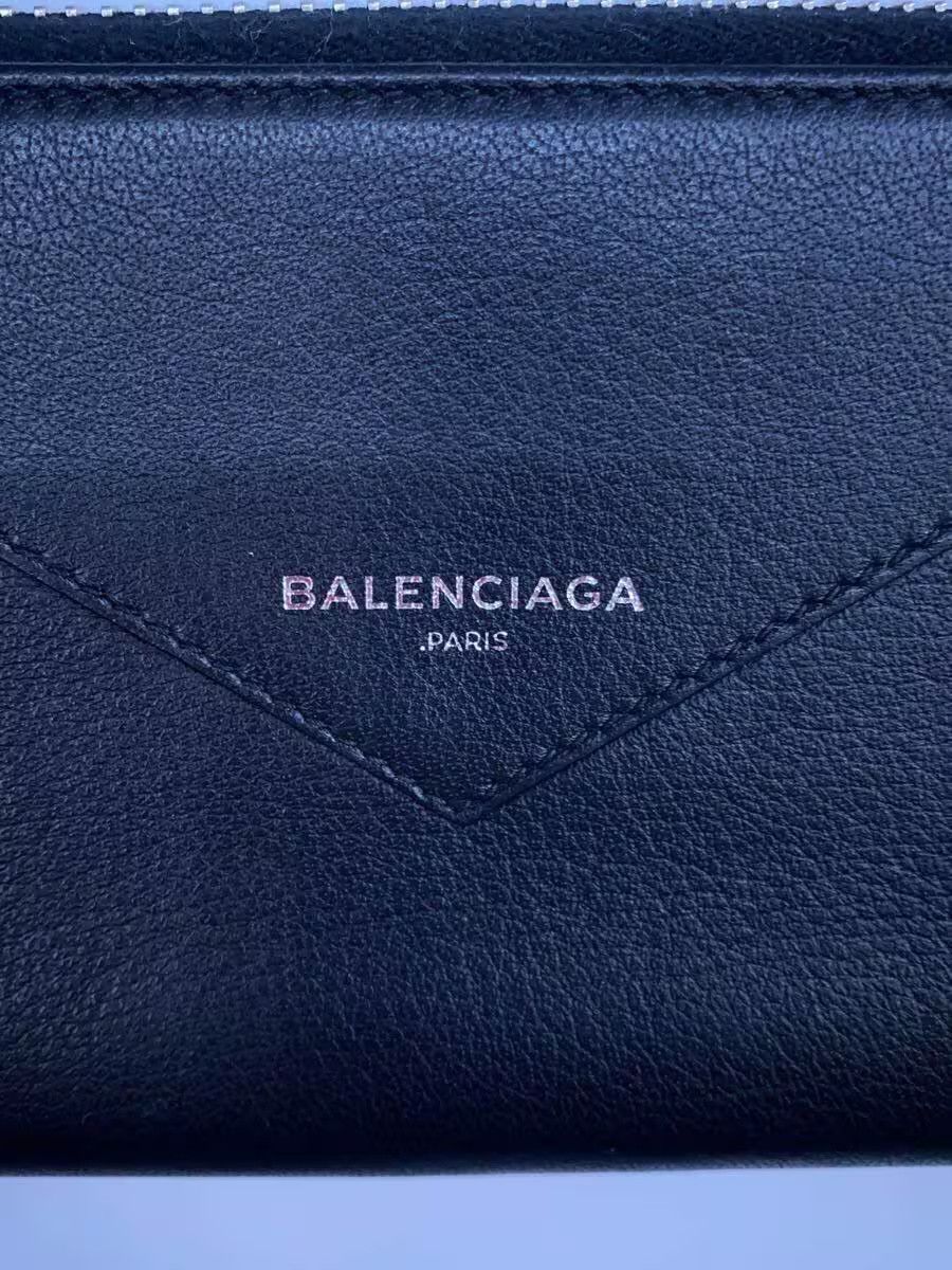 Balenciaga Balenciaga Leather Long Wallet Black Size ONE SIZE - 3 Thumbnail